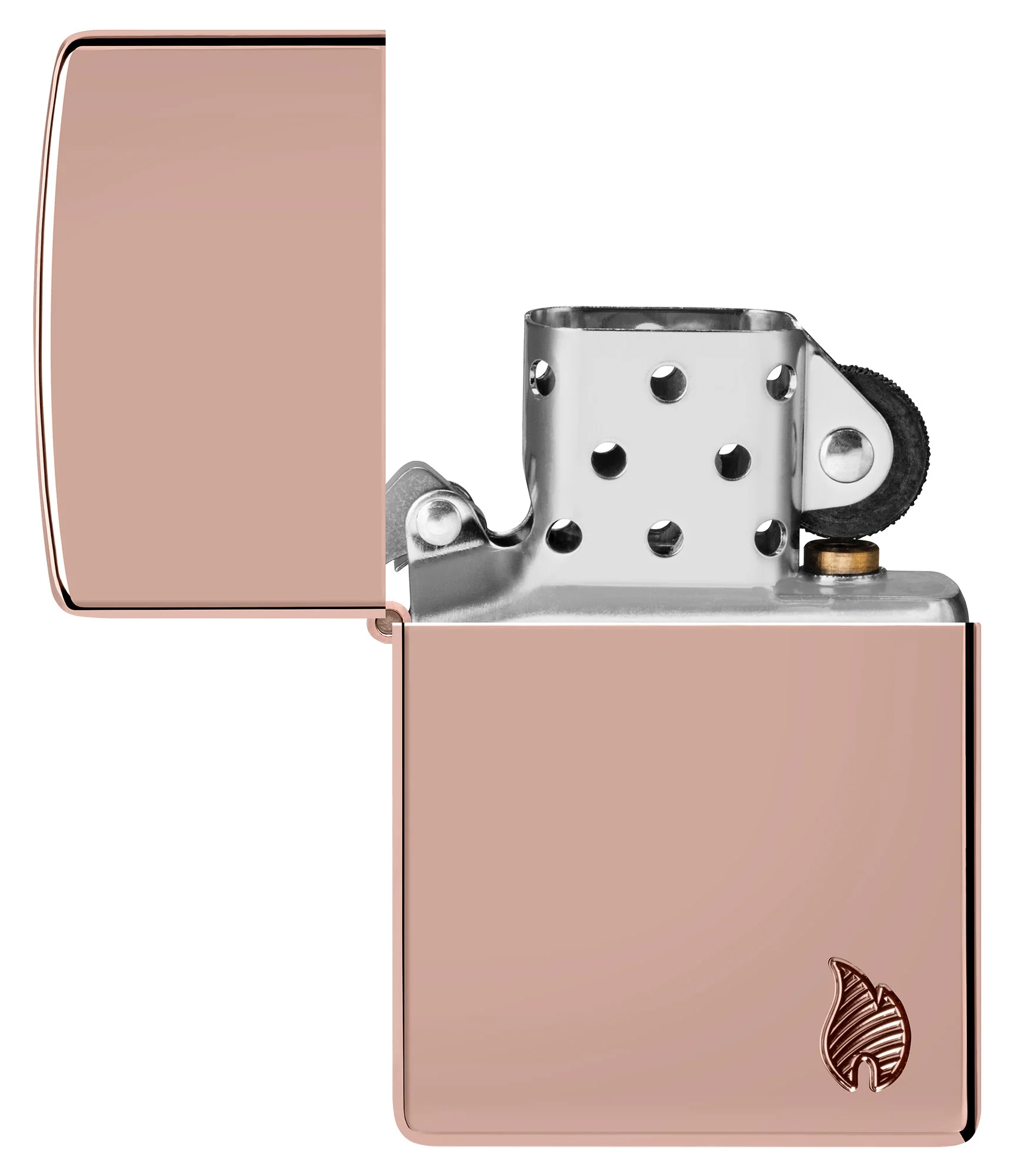 Armor® High Polish Rose Gold Flame Design