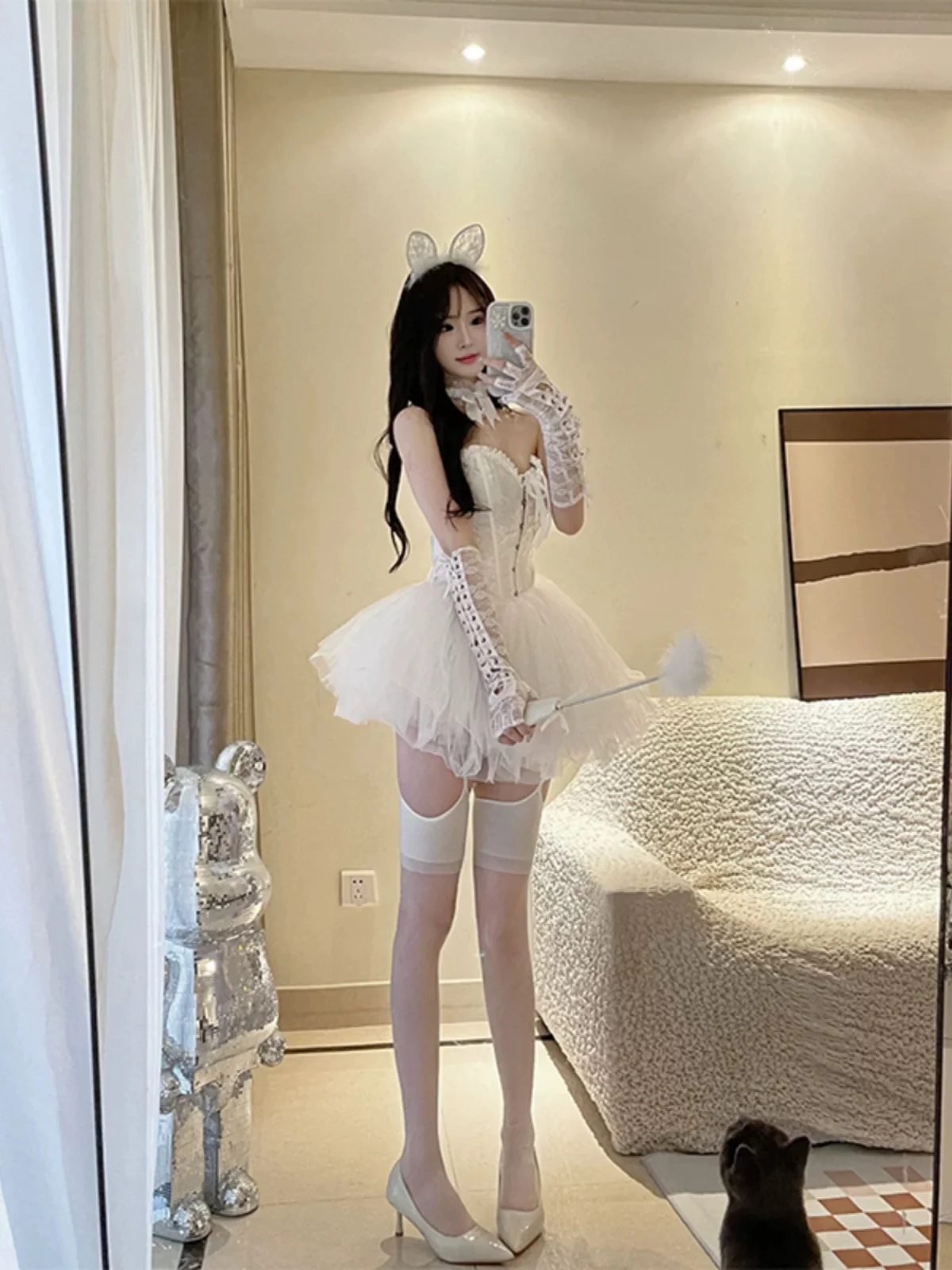 Fallen Angel Seduction Set - White