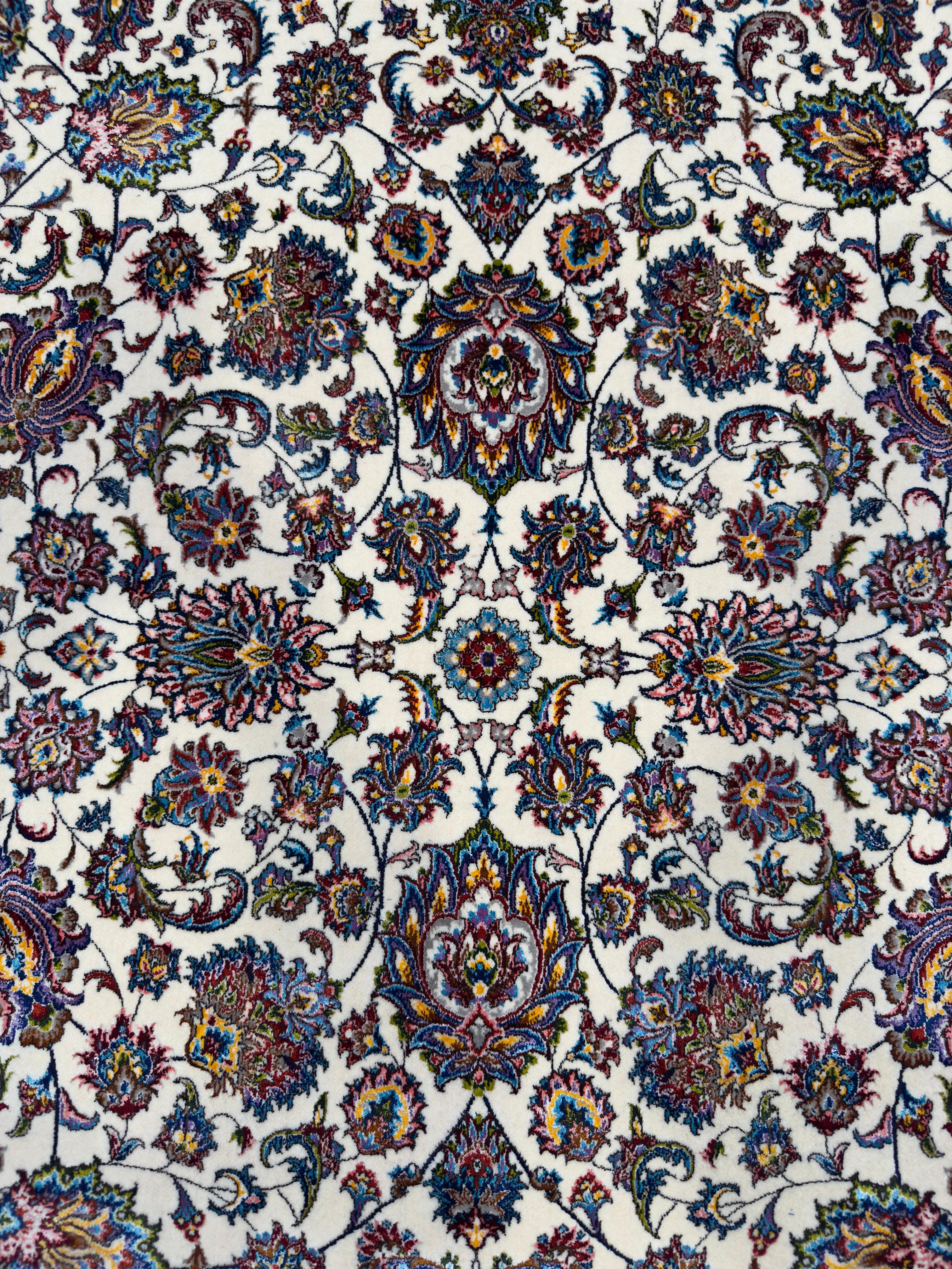 Fine Wool & Silk Persian Rug