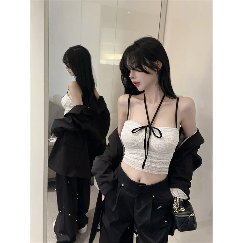 Lovely Lace Cami with Ribbon Straps