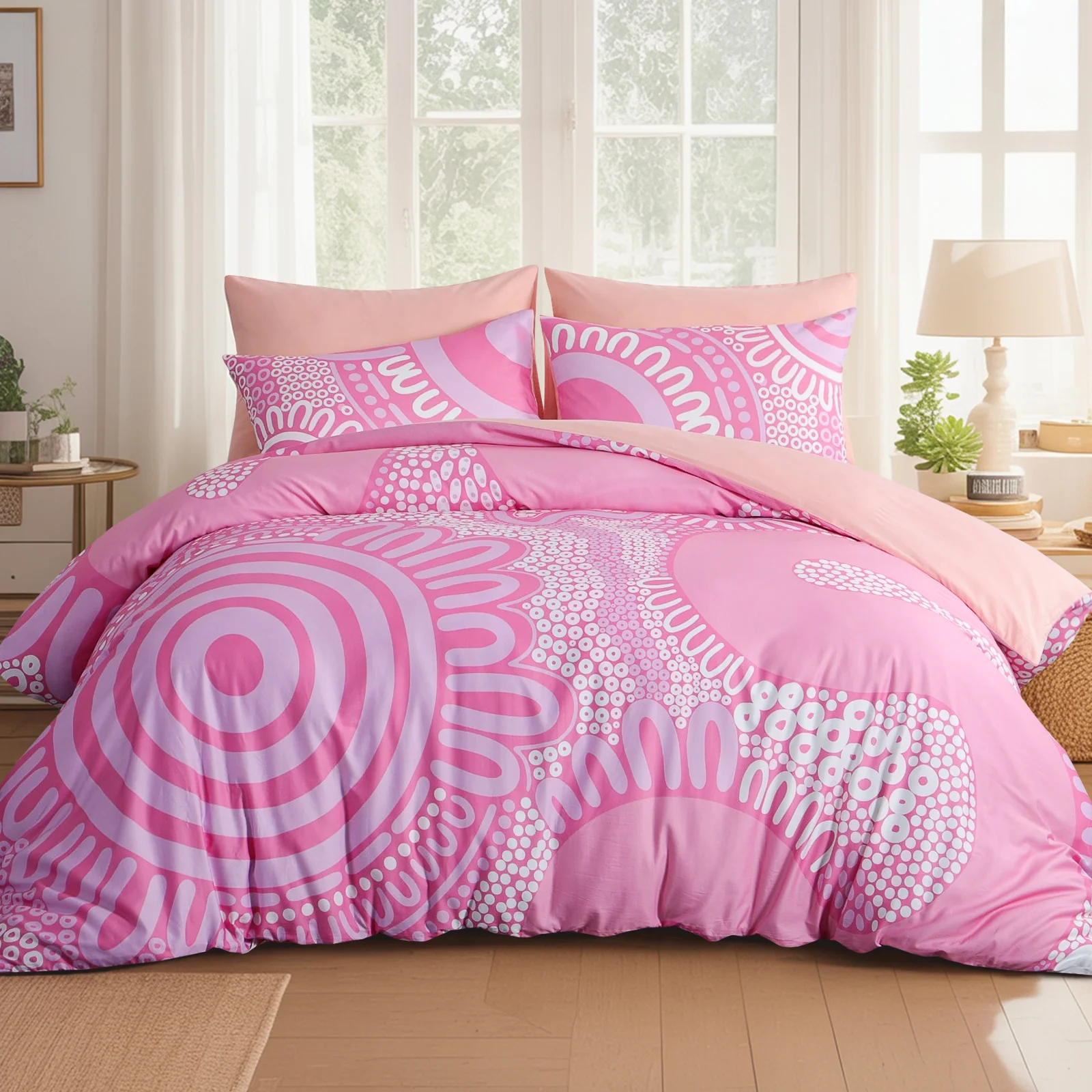 Quilt Cover Set: Cotton Candy 100% Cotton