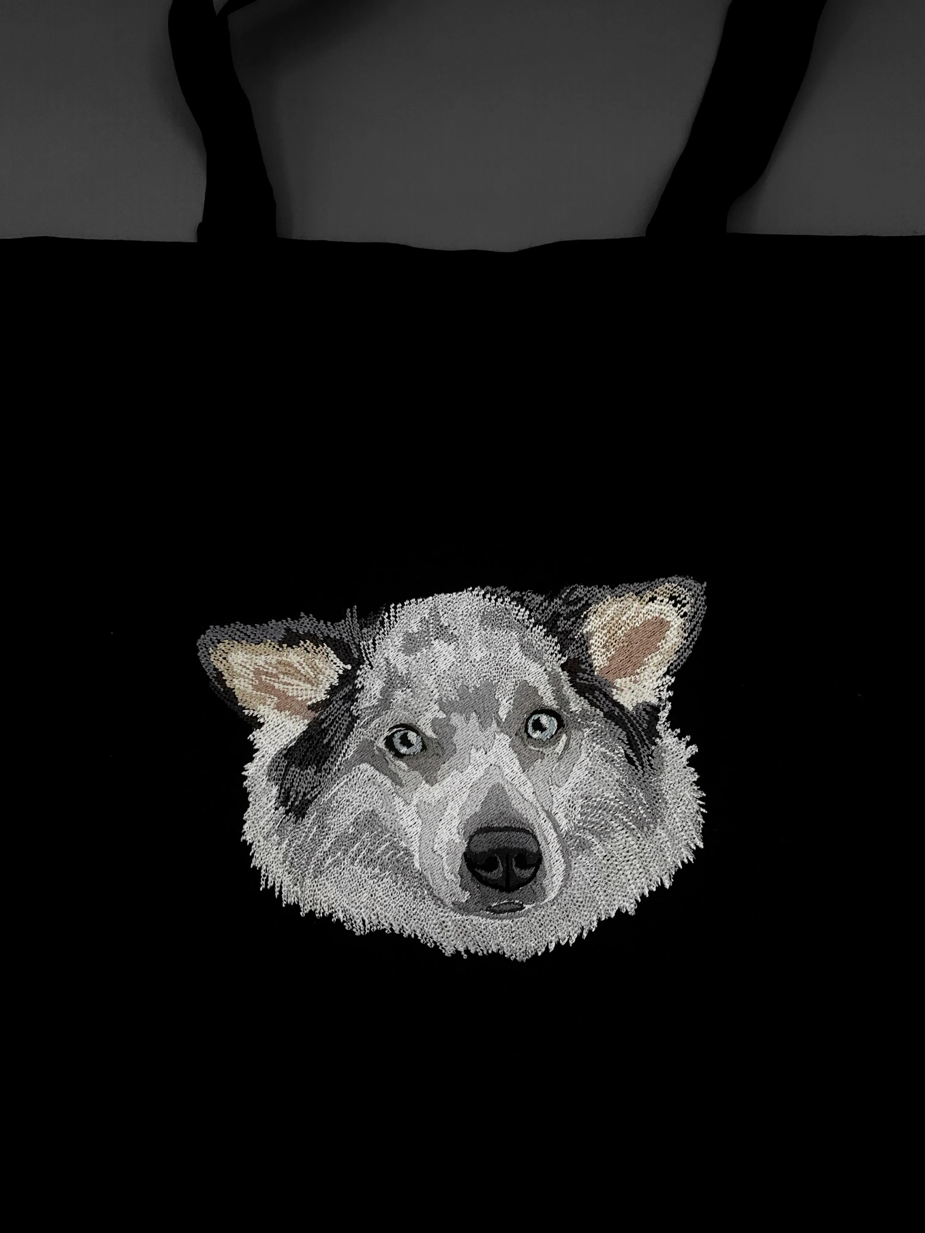 Embroidered Cotton Tote Bag