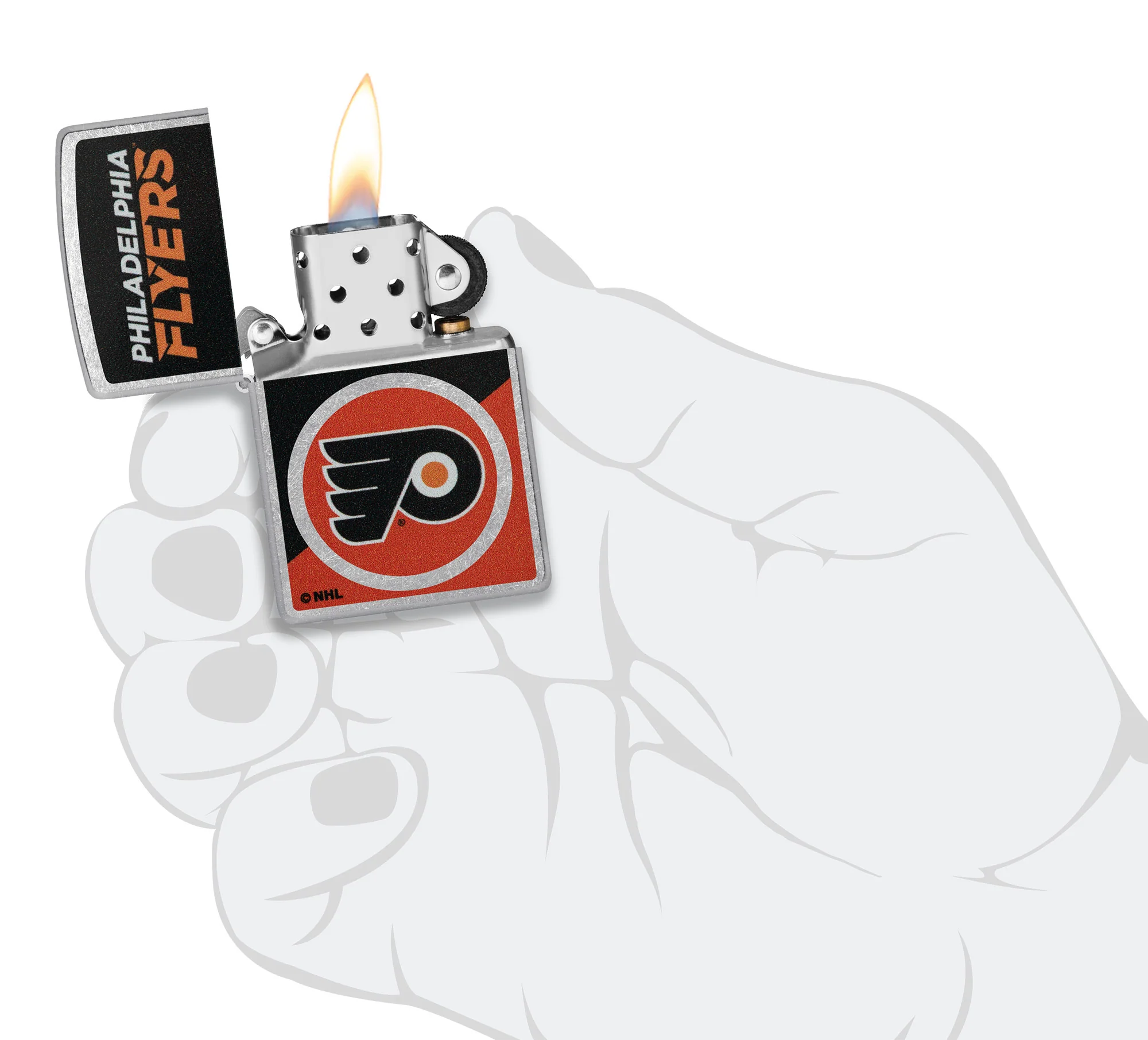 Philadelphia Flyers® Colorblock Logo Design