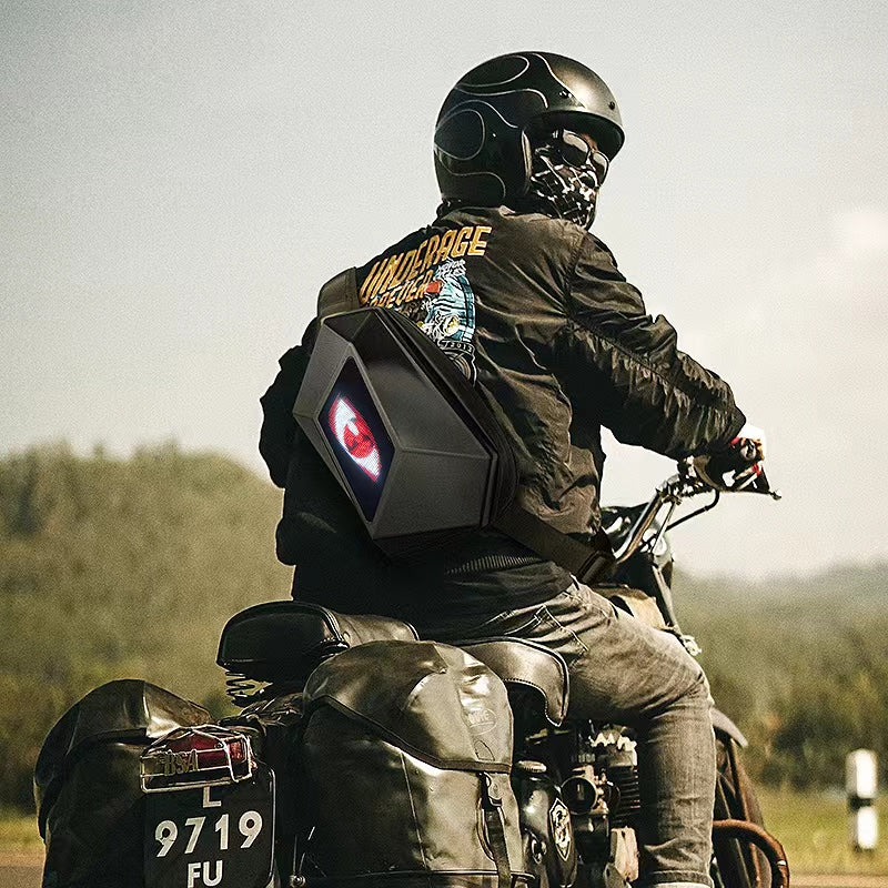 CRELANDER LED Sling Bag Bluetooth Waterproof Hard Shell DIY