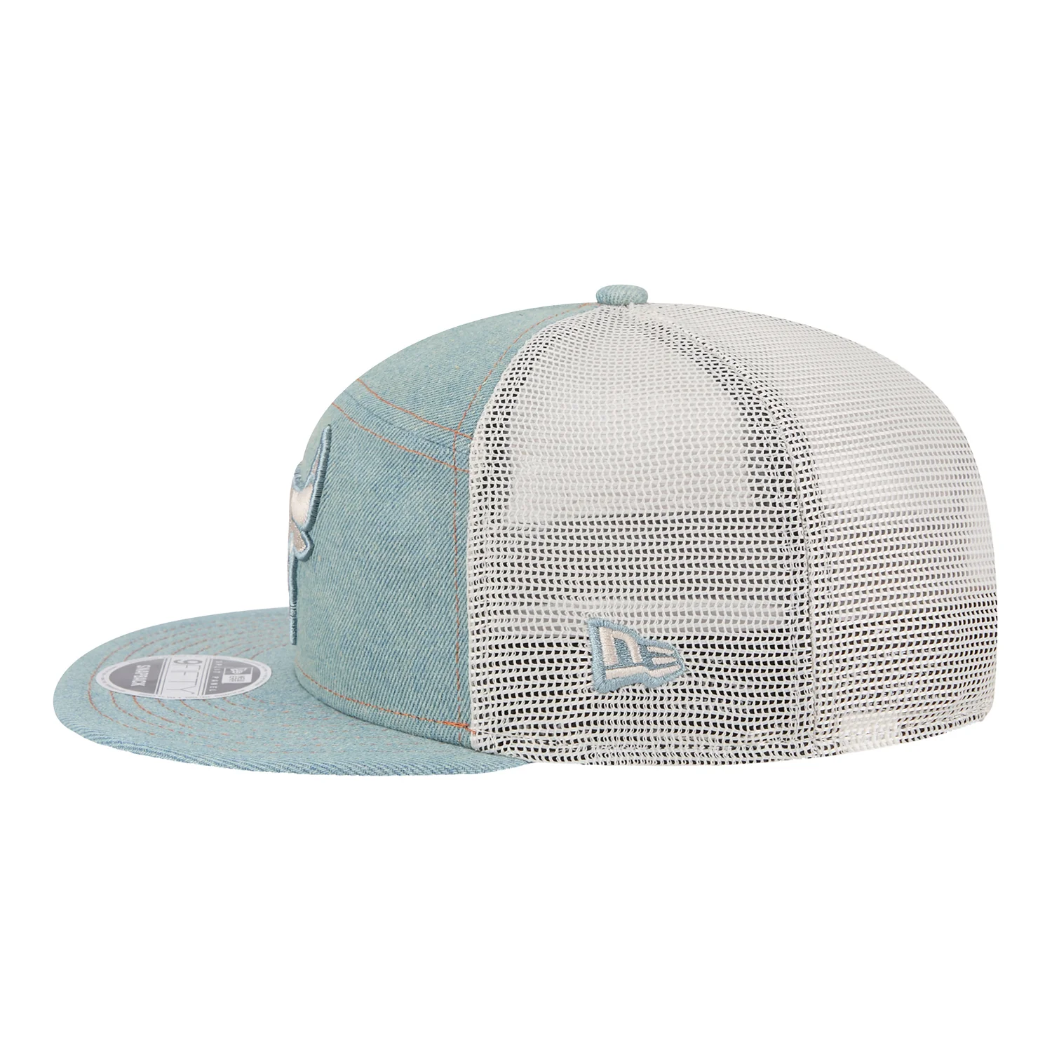 Chicago Bulls New Era Denim 950 Split Panel Snapback