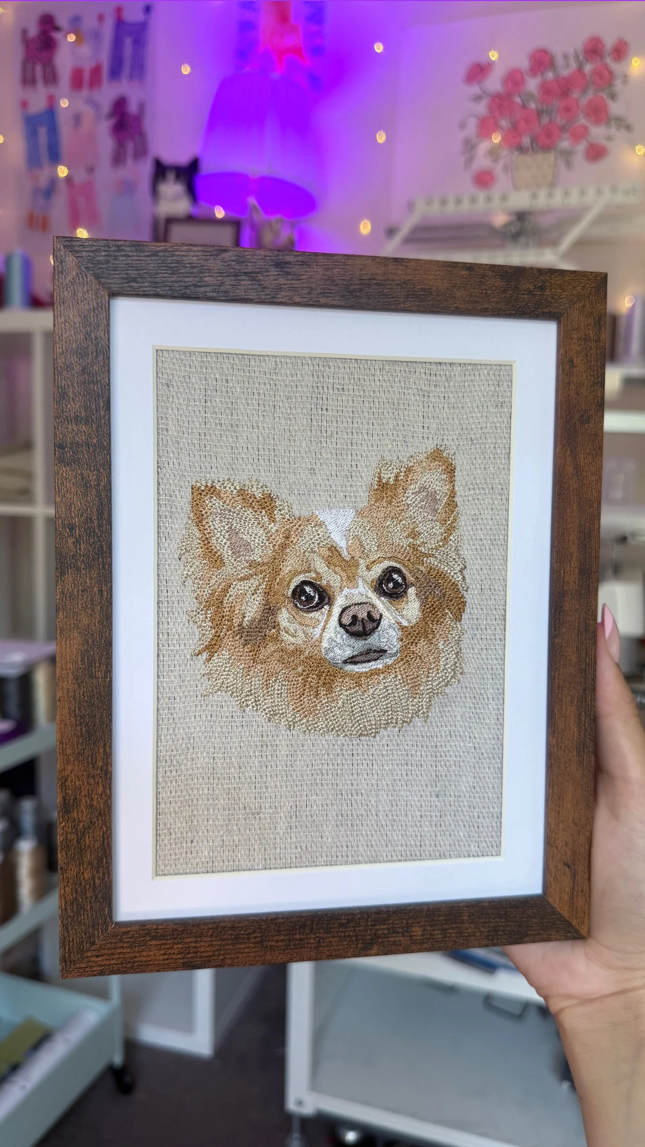 Embroidered Framed Photo - Add-On ONLY (15% off)