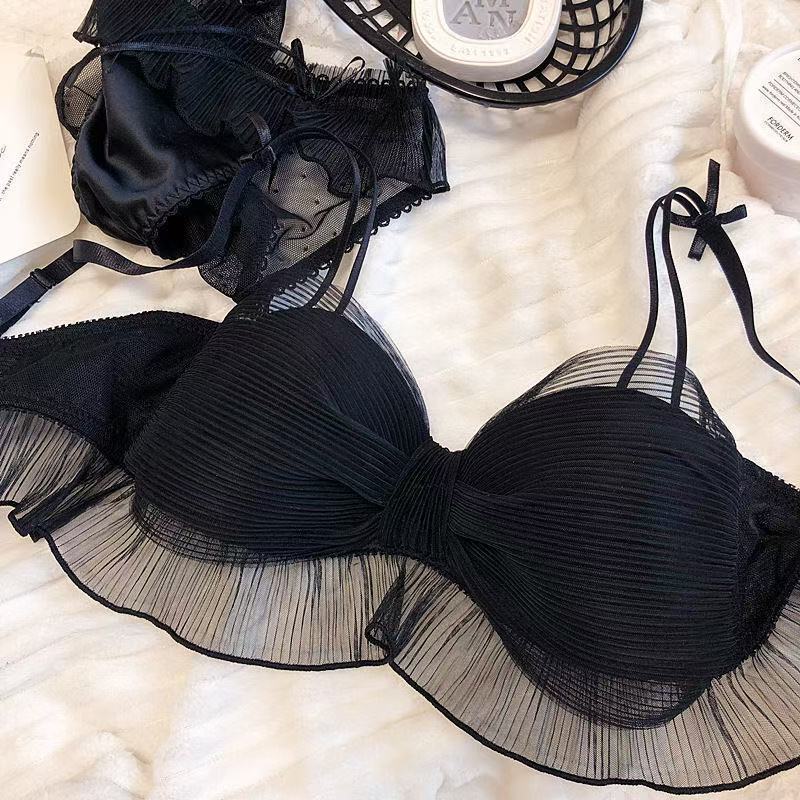 Luxe Mesh Push-Up Bra Set