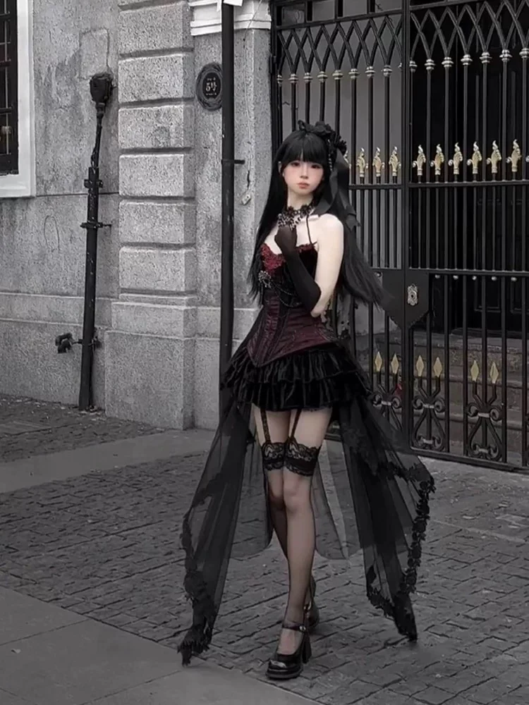 Devil's Desire Corset Set (3 in 1)