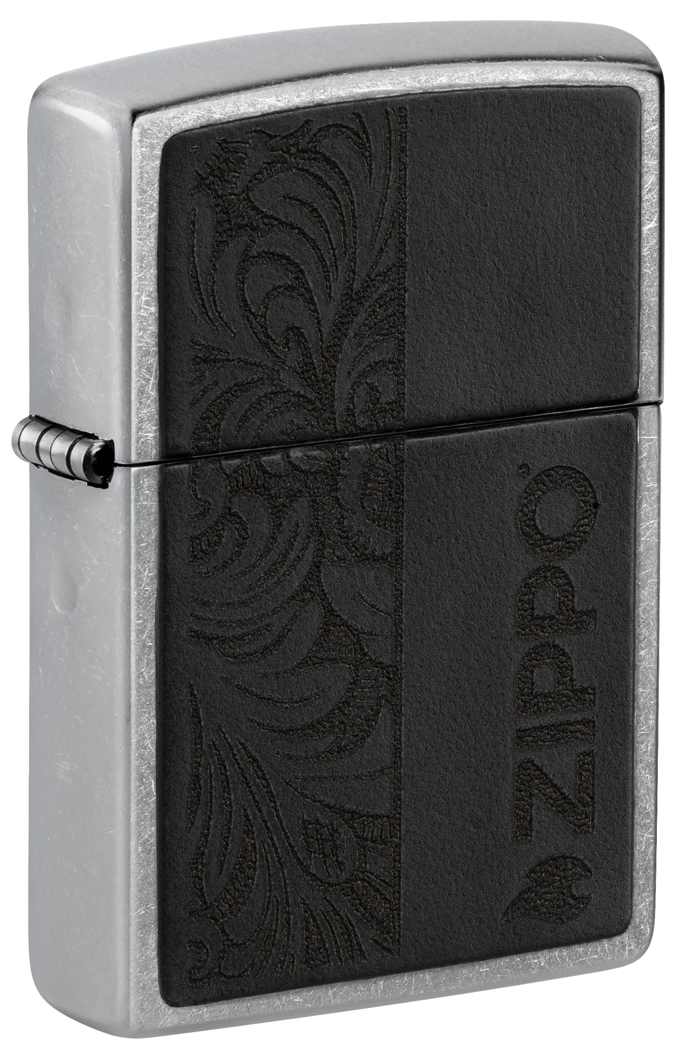 Black Leather Emblem - Zippo Design