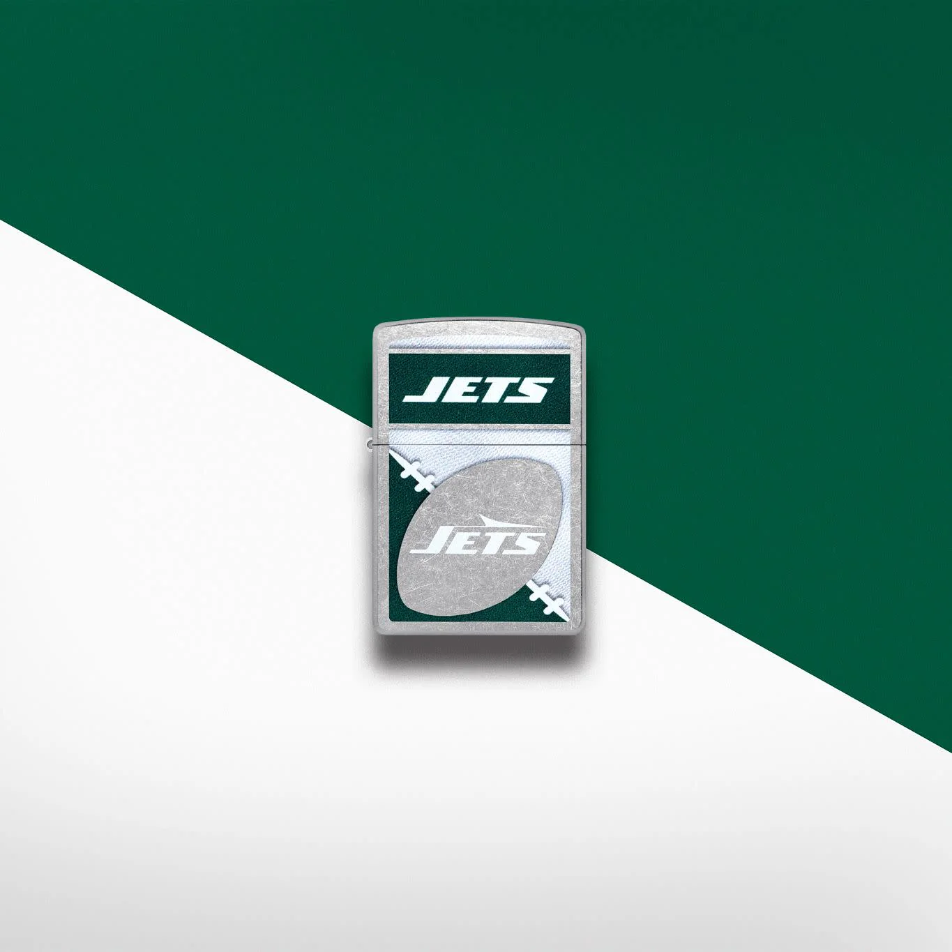 NFL New York Jets Chrome Logo Design