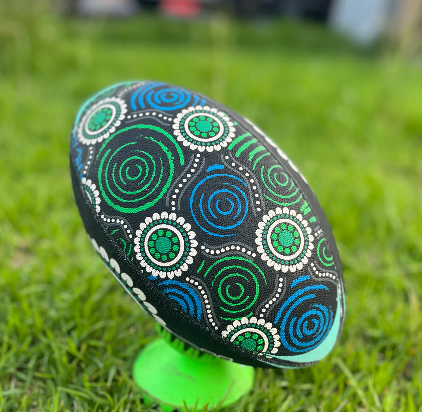NRL Footy- Blue/Green