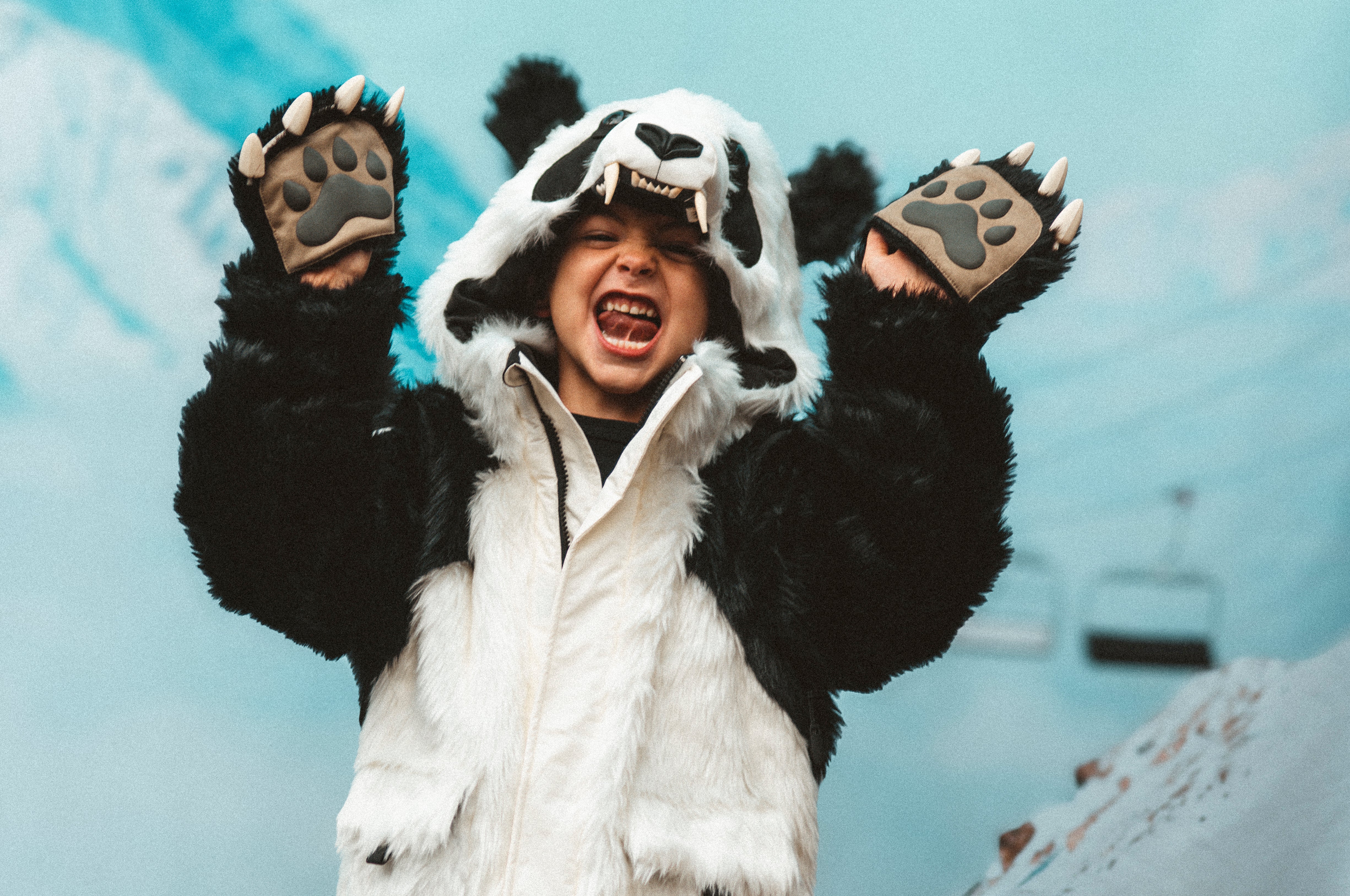 KIDS' PANDA COAT