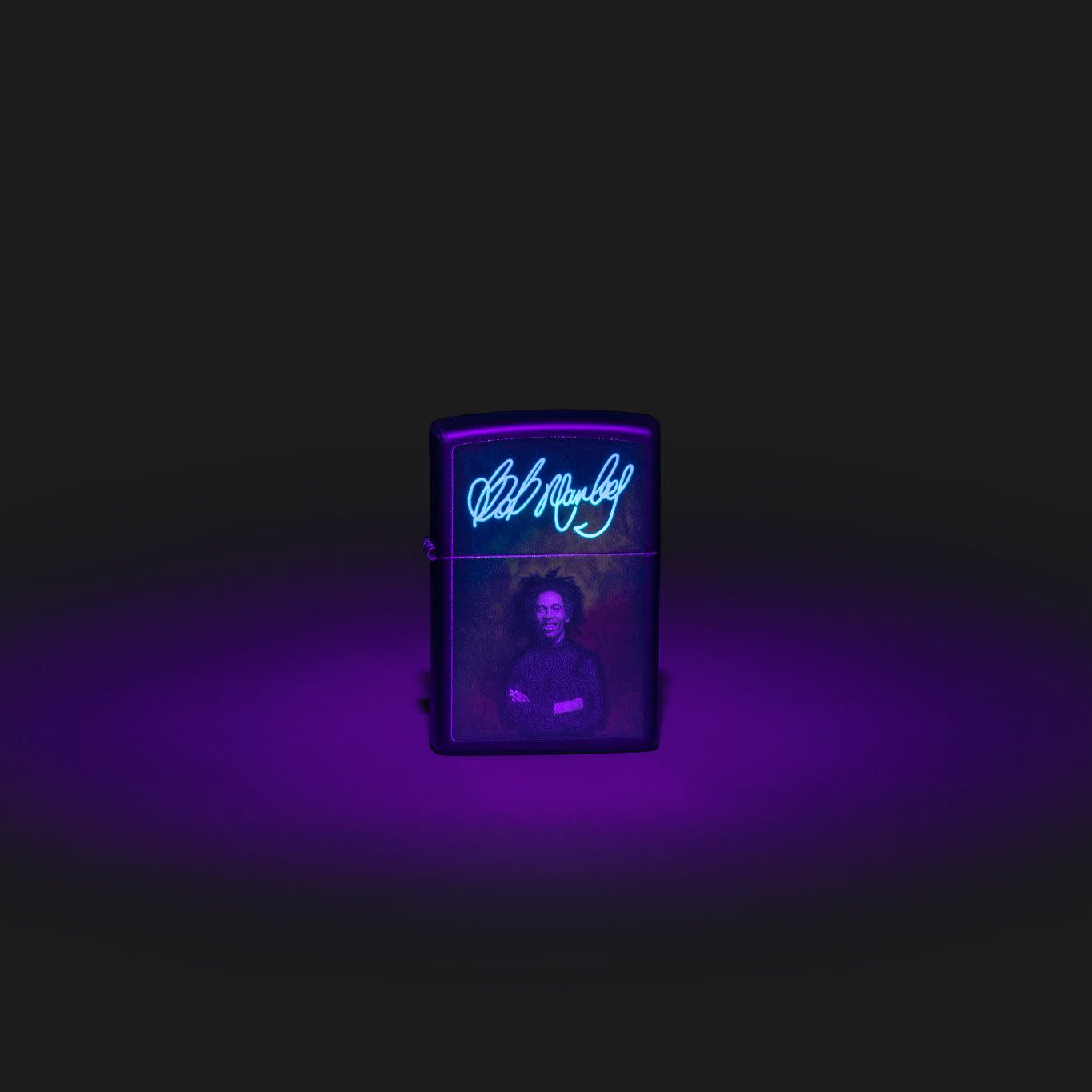Bob Marley Black Light Signature Design