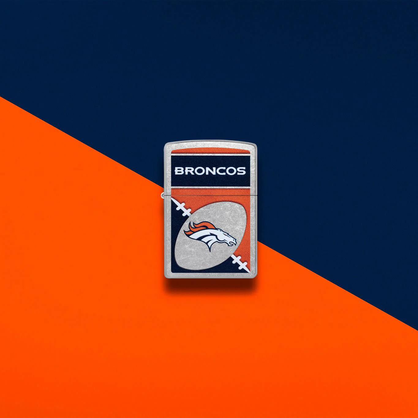 NFL Denver Broncos Chrome Logo Design