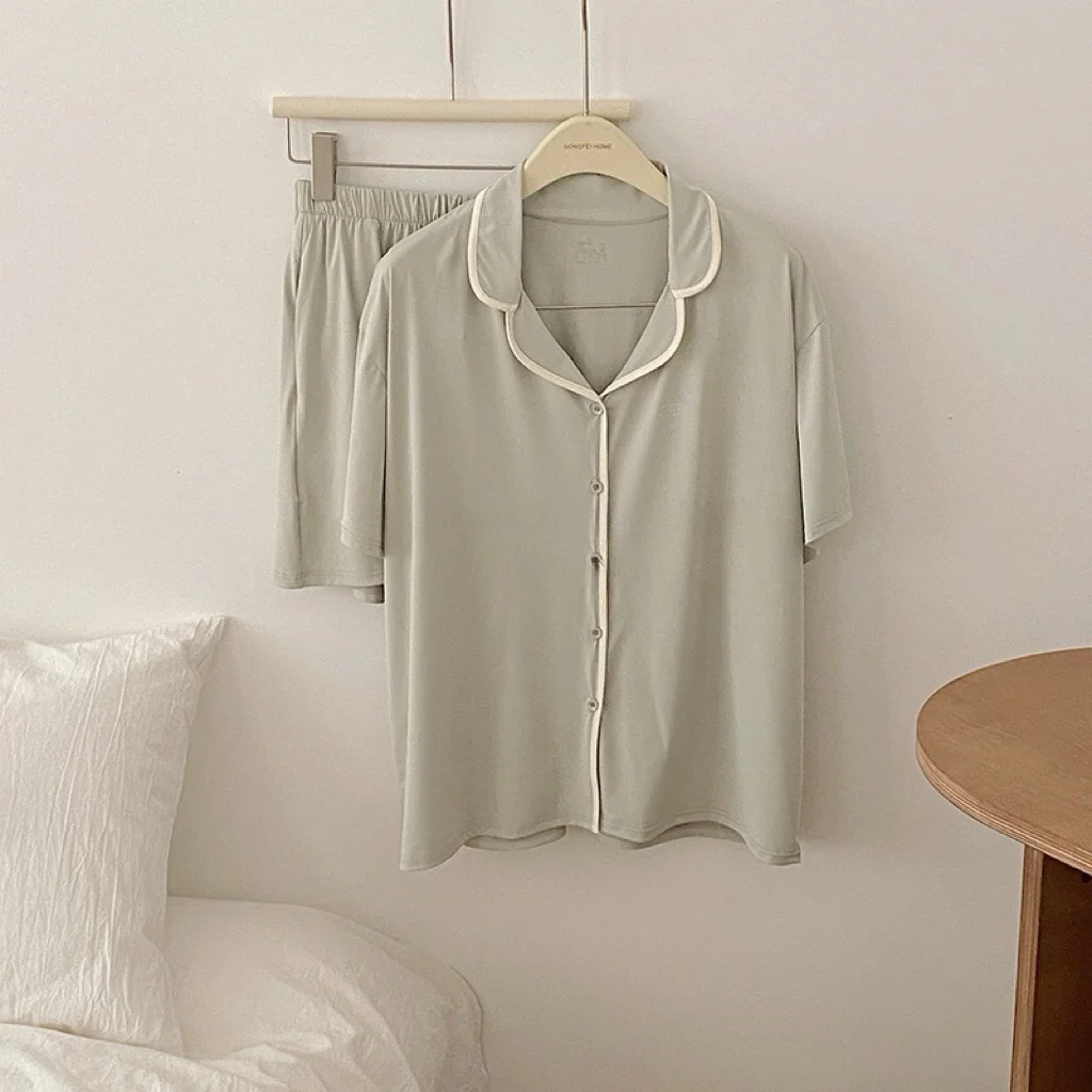 Premium Modal Fiber Cooling Soft Pajamas Set