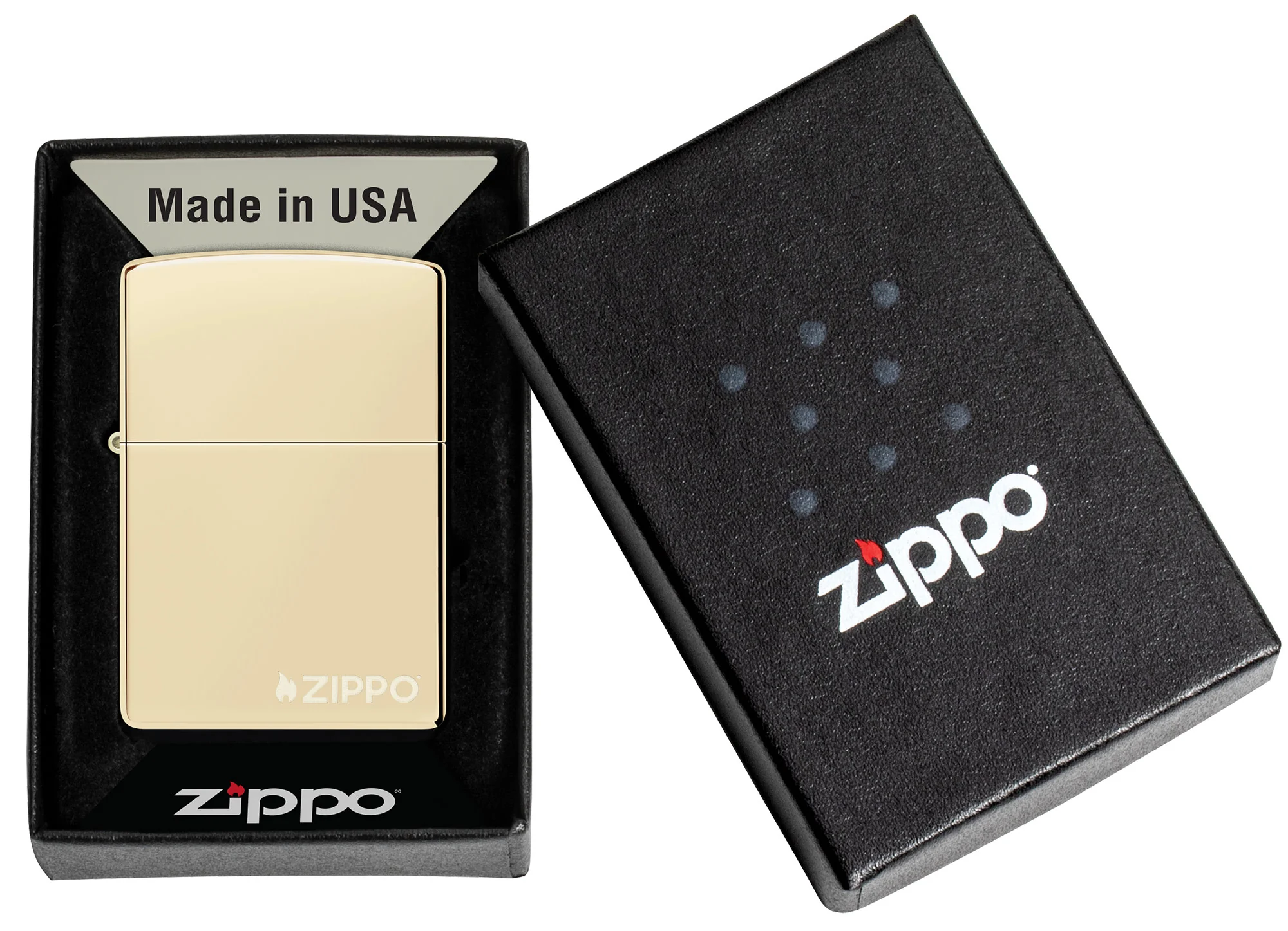 Classic Champagne Zippo Logo