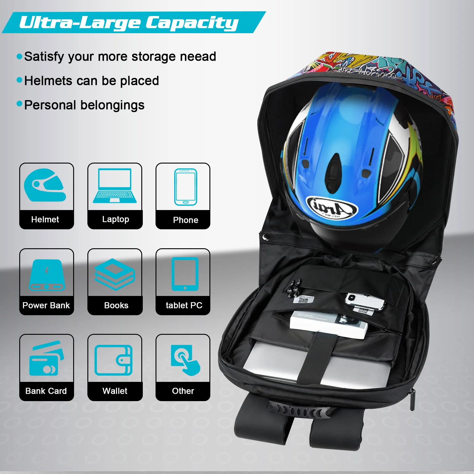 CRELANDER Super Cool Deadpool Style Knight LED Backpack Christmas gifts