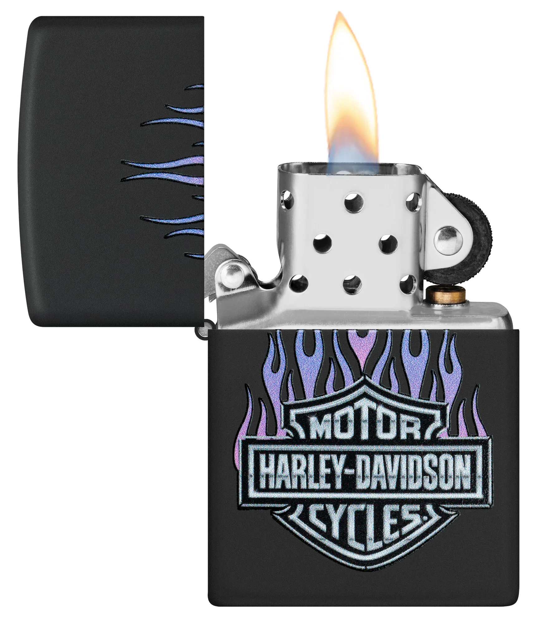 Harley-Davidson® Purple Flames Design