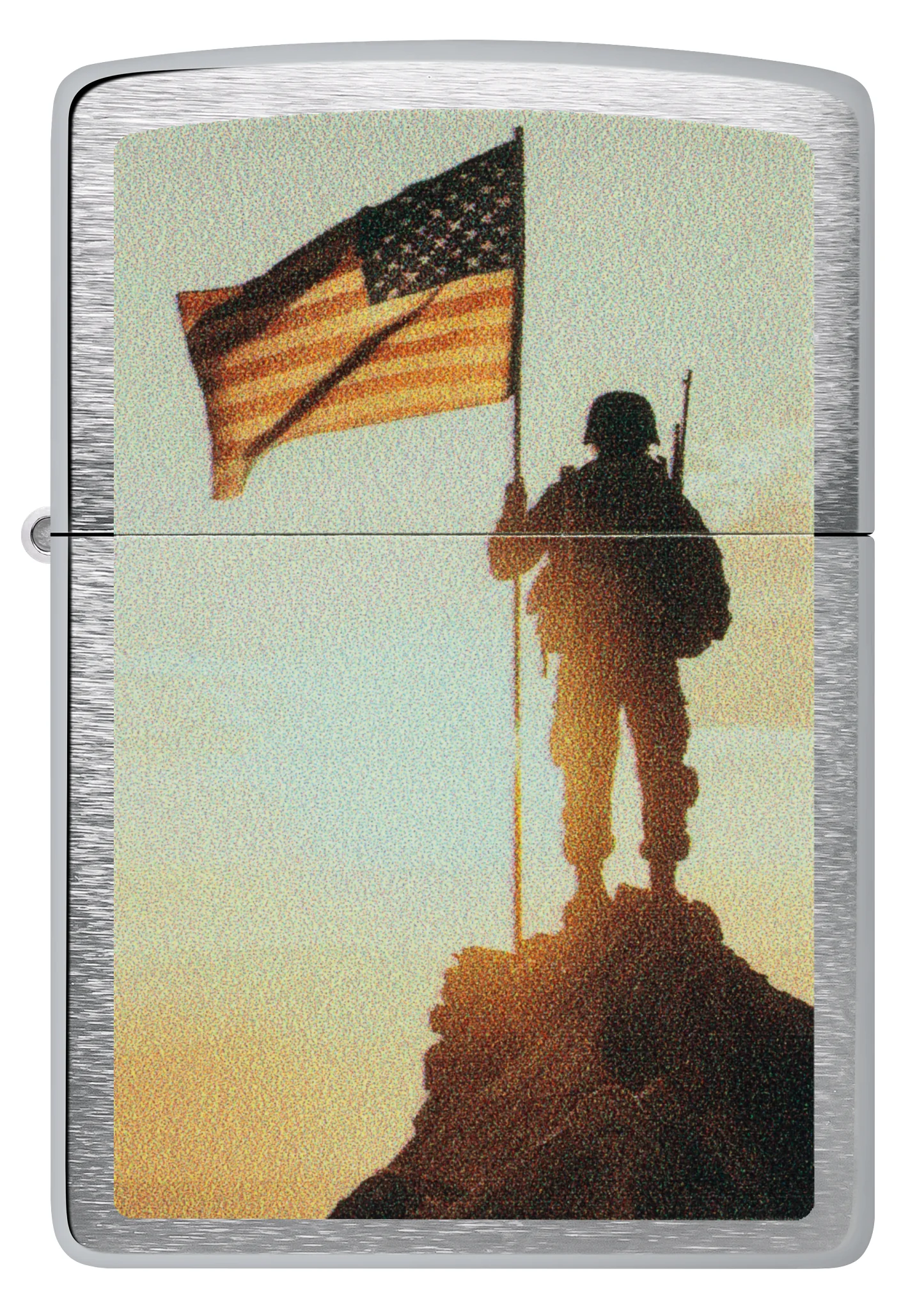 Soldier and Flag Design