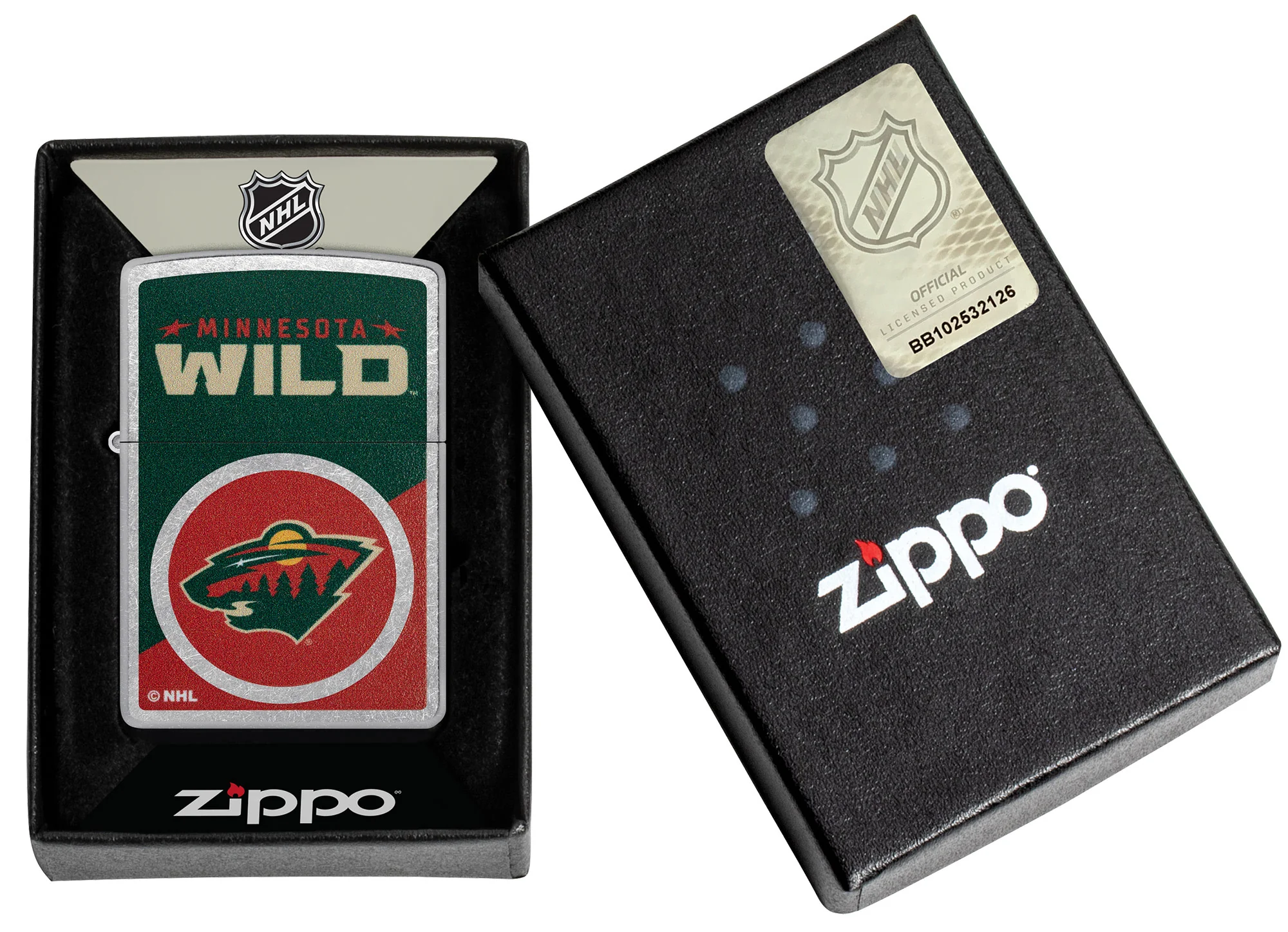 Minnesota Wild® Colorblock Logo Design