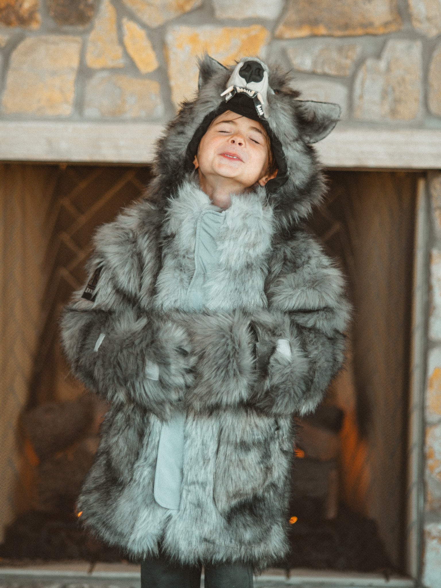 KIDS' TIMBER WOLF COAT