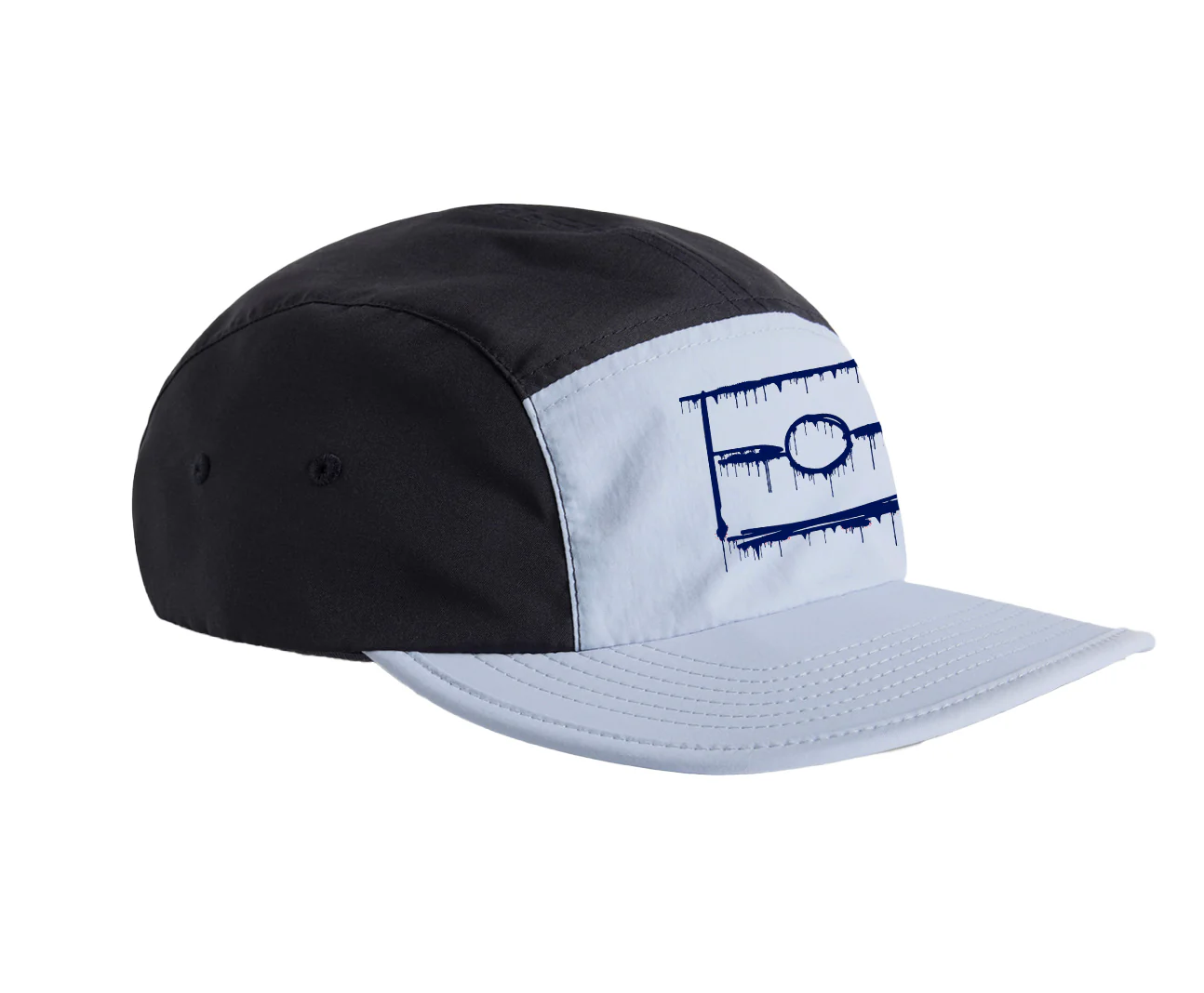 Blue/Blue 5 Panel Hat