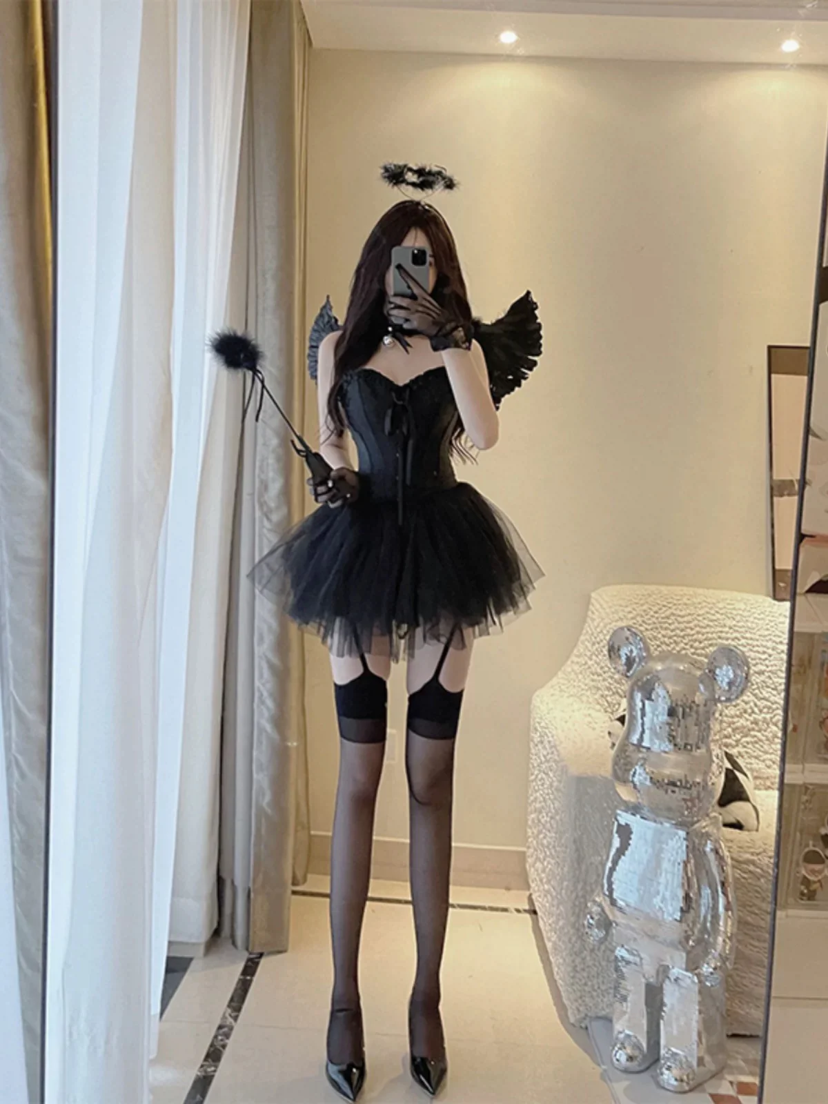 Fallen Angel Seduction Set - White