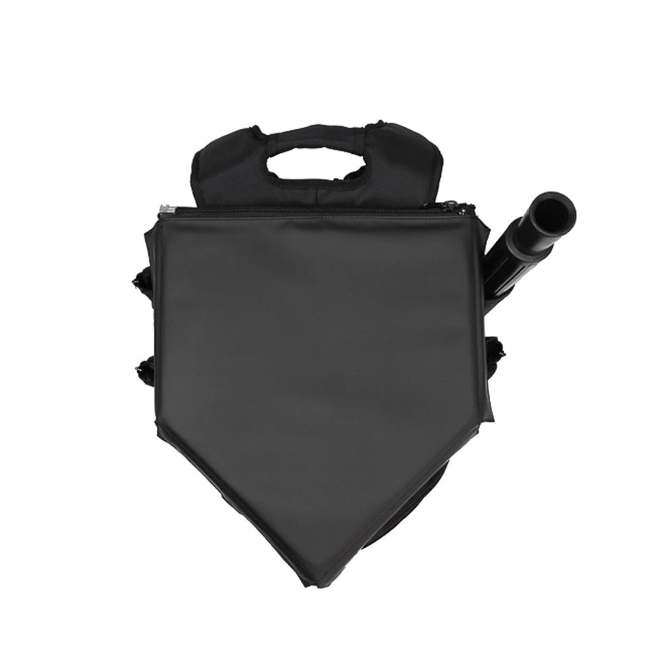 Coaches Bundle: VeloTee Baseball & Softball Home Plate Bat Bag Backpack (Comes with Batting Tee)