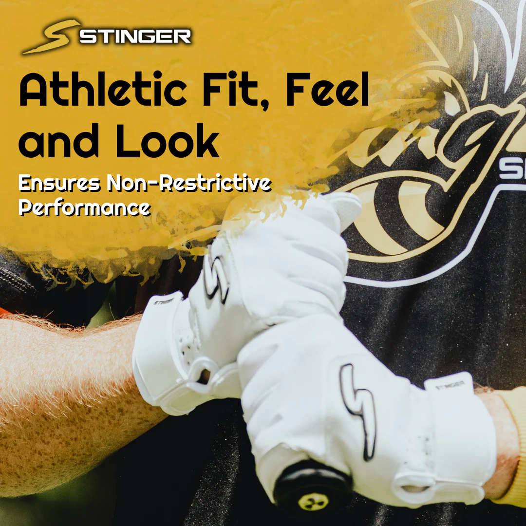 Sting Squad Batting Gloves - Red, White & True