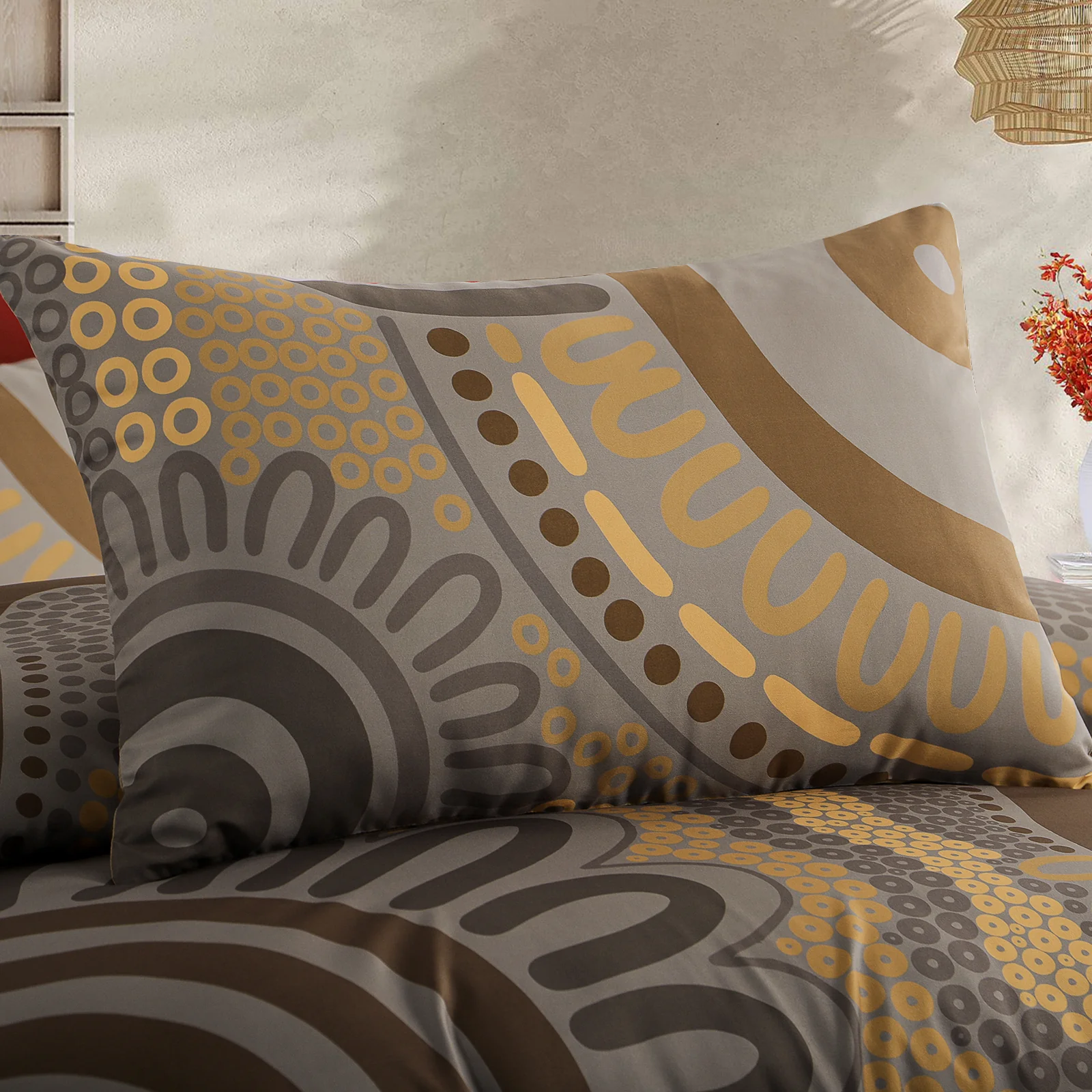 Quilt Cover Set- Waterways: Brown 🍂