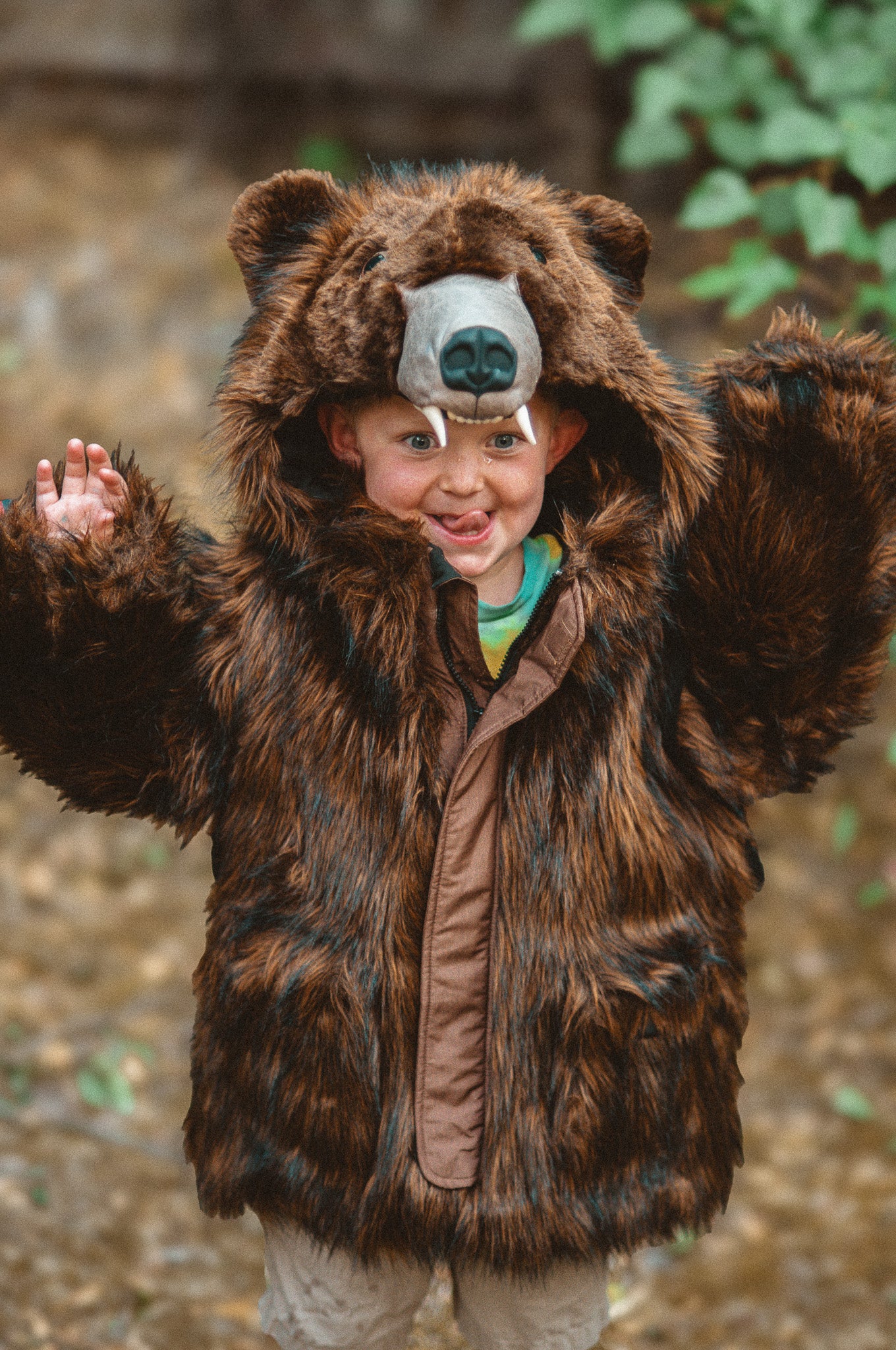 KIDS' GRIZZLY BEAR COAT
