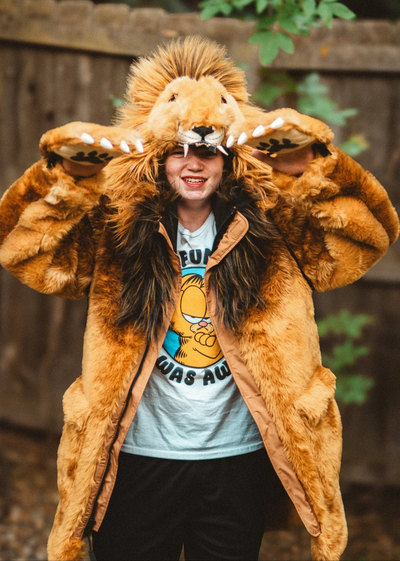 KIDS' LION COAT