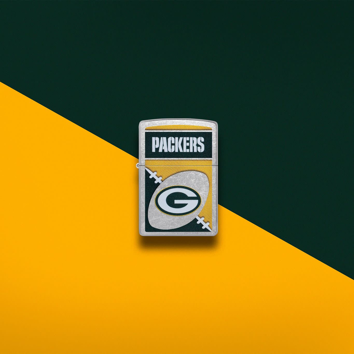 NFL Green Bay Packers Chrome Logo Design