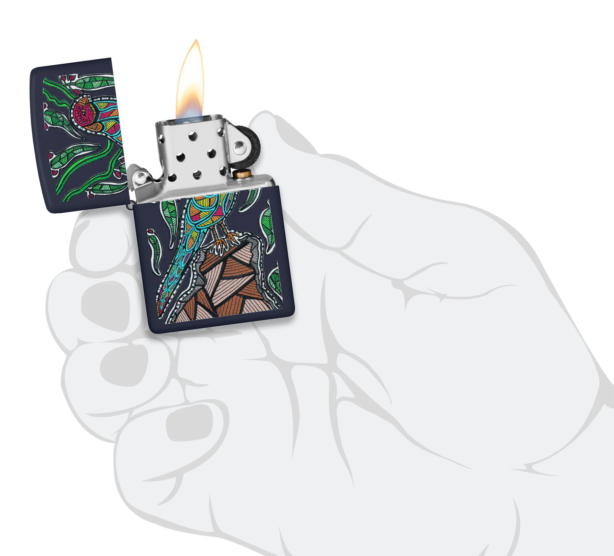 John Smith Gumbula Mosaic Parrot Design