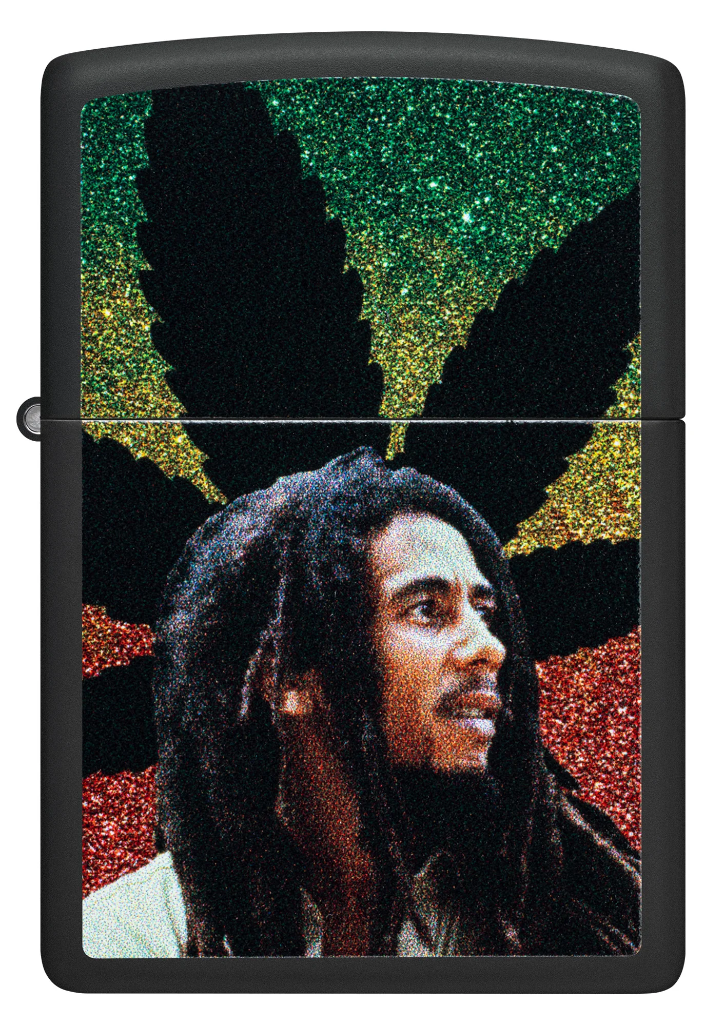 Bob Marley Leaf Silhouette Design