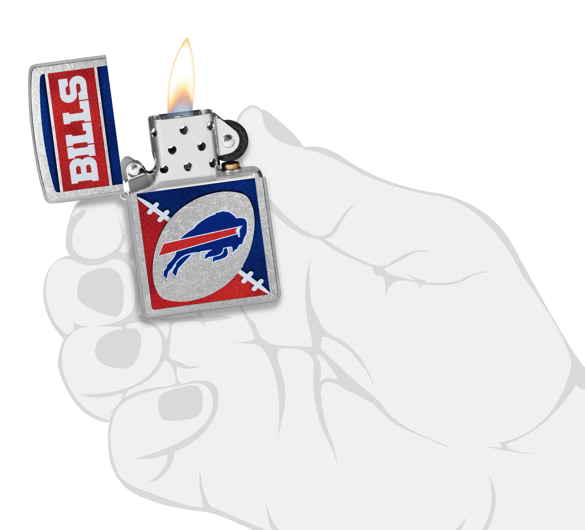 NFL Buffalo Bills Chrome Logo Design