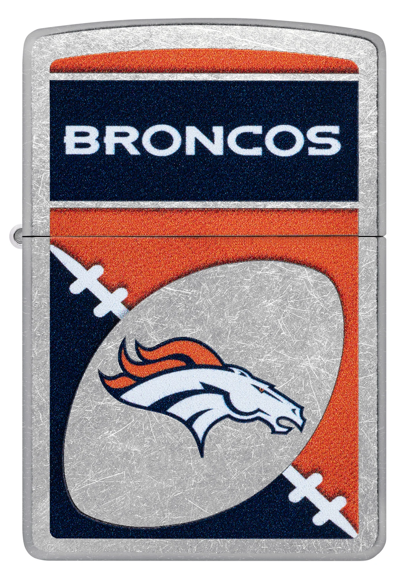 NFL Denver Broncos Chrome Logo Design