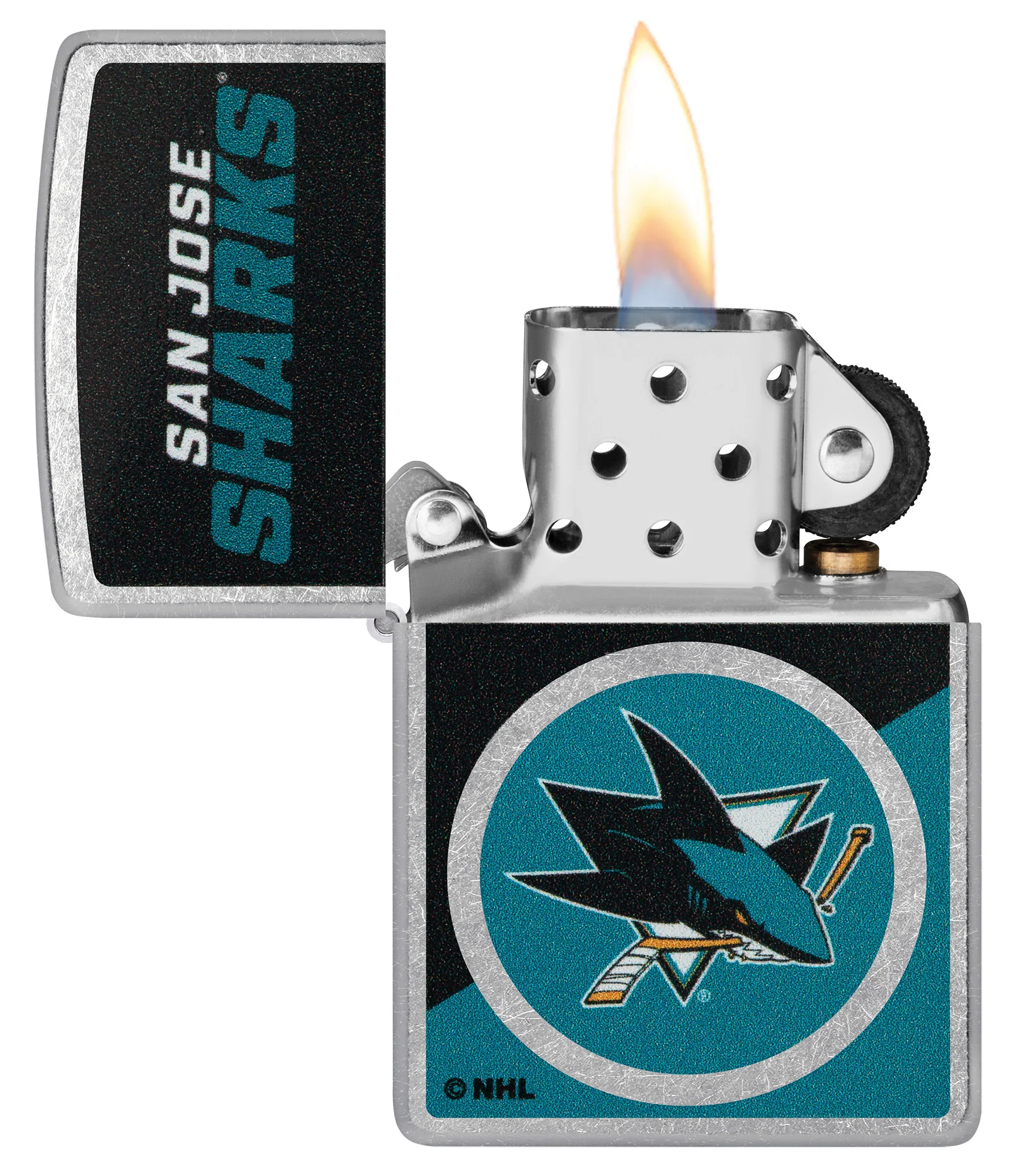 San Jose Sharks® Colorblock Logo Design