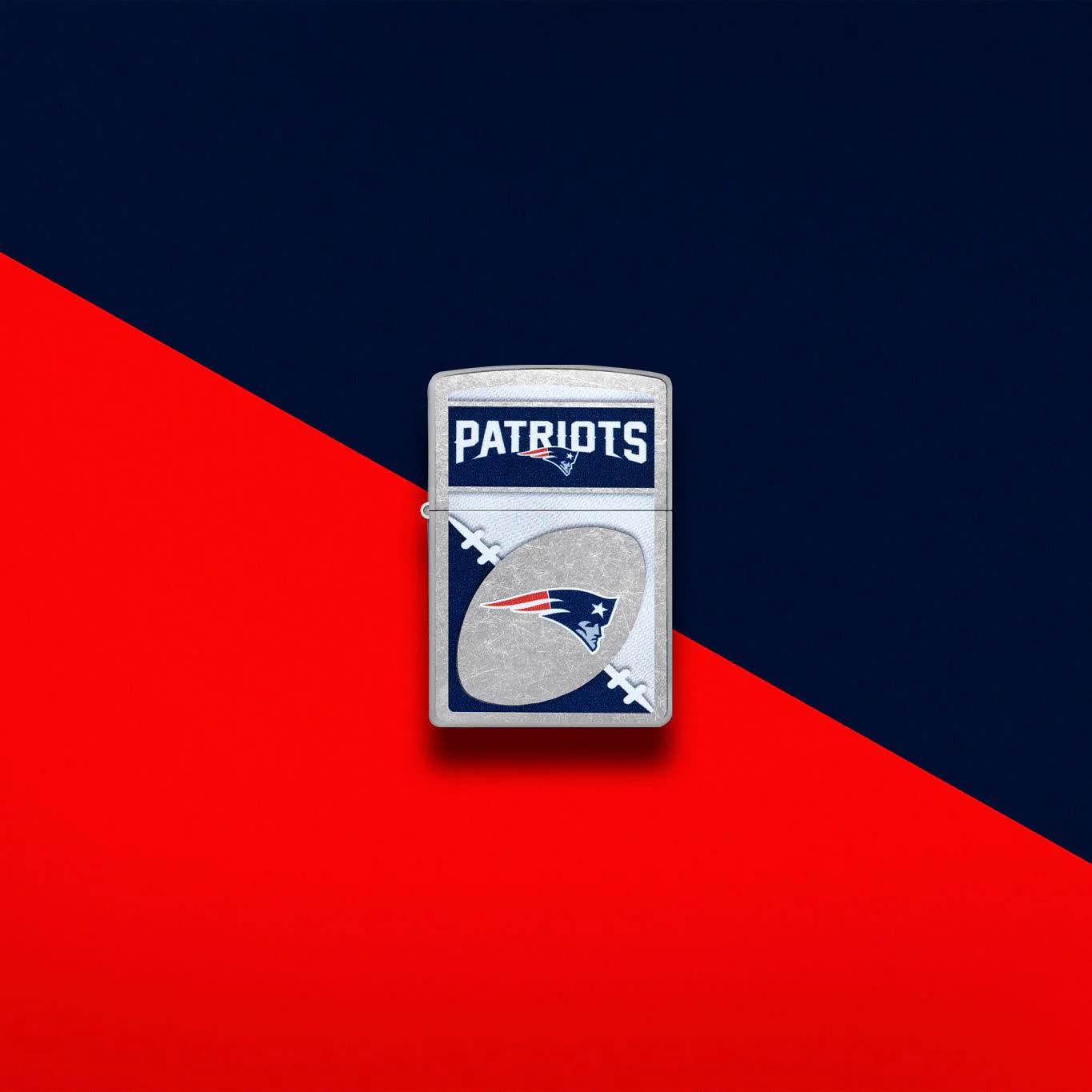 NFL New England Patriots Chrome Logo Design
