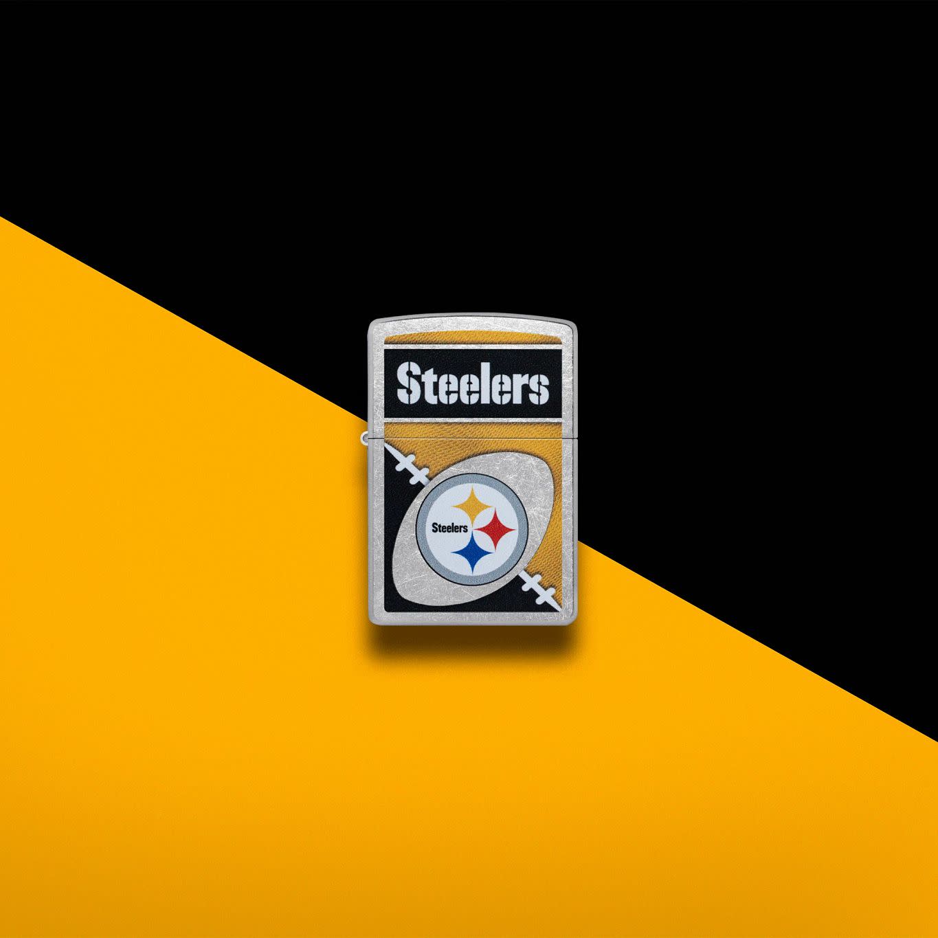 NFL Pittsburgh Steelers Chrome Logo Design