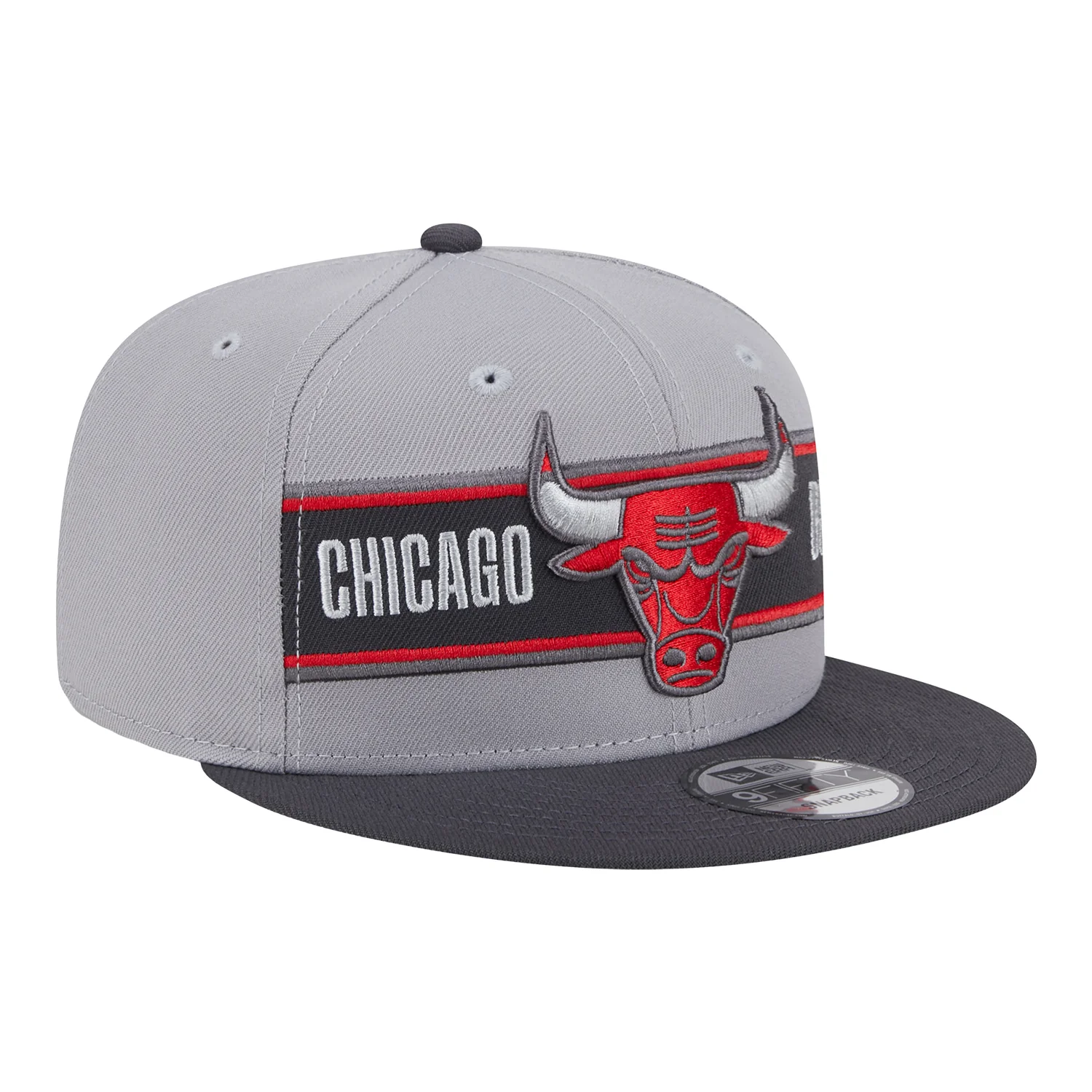 Chicago Bulls New Era 2024 NBA Draft 950 Grey Snapback