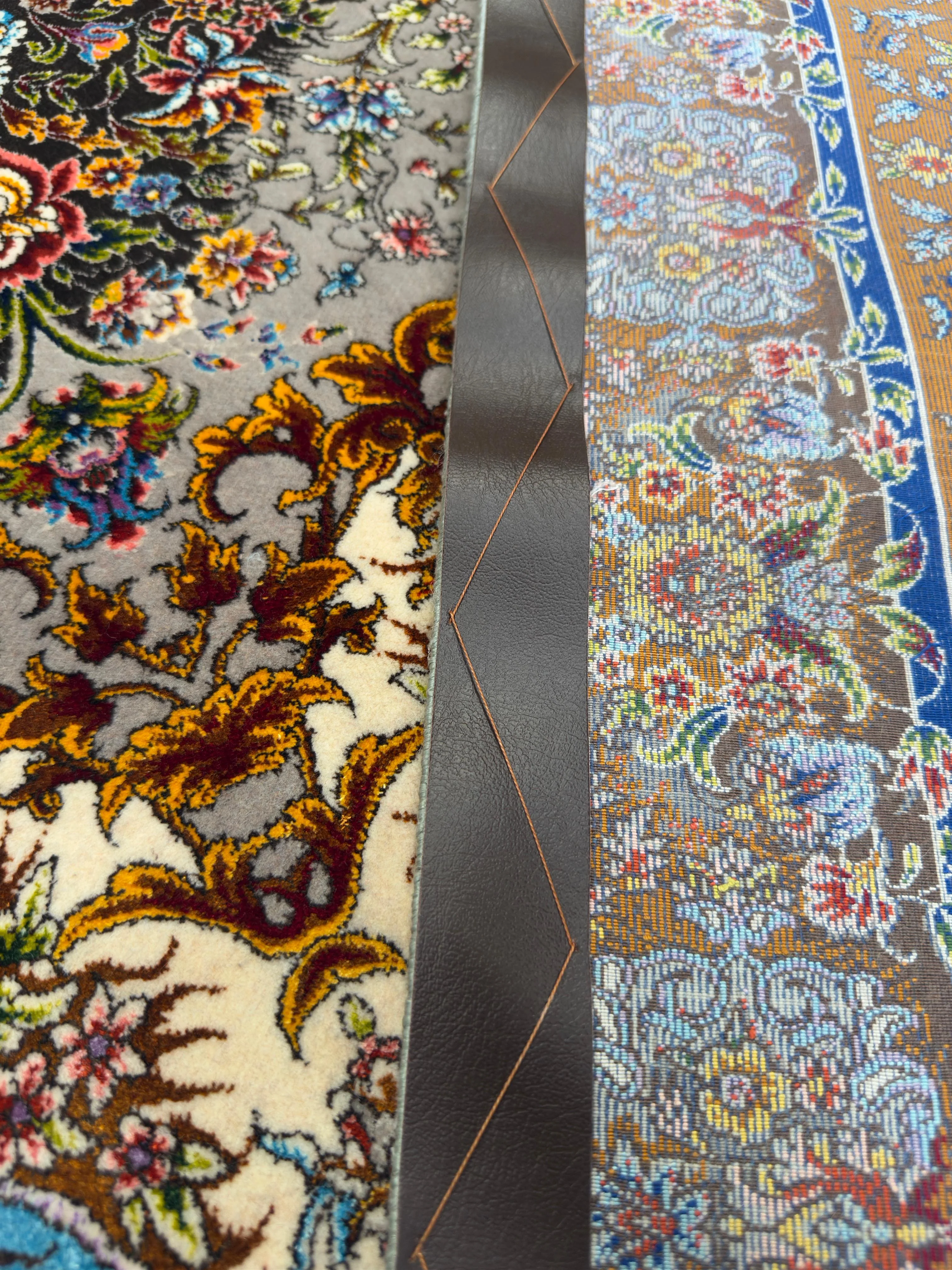 Pure Wool & Silk Persian Rug