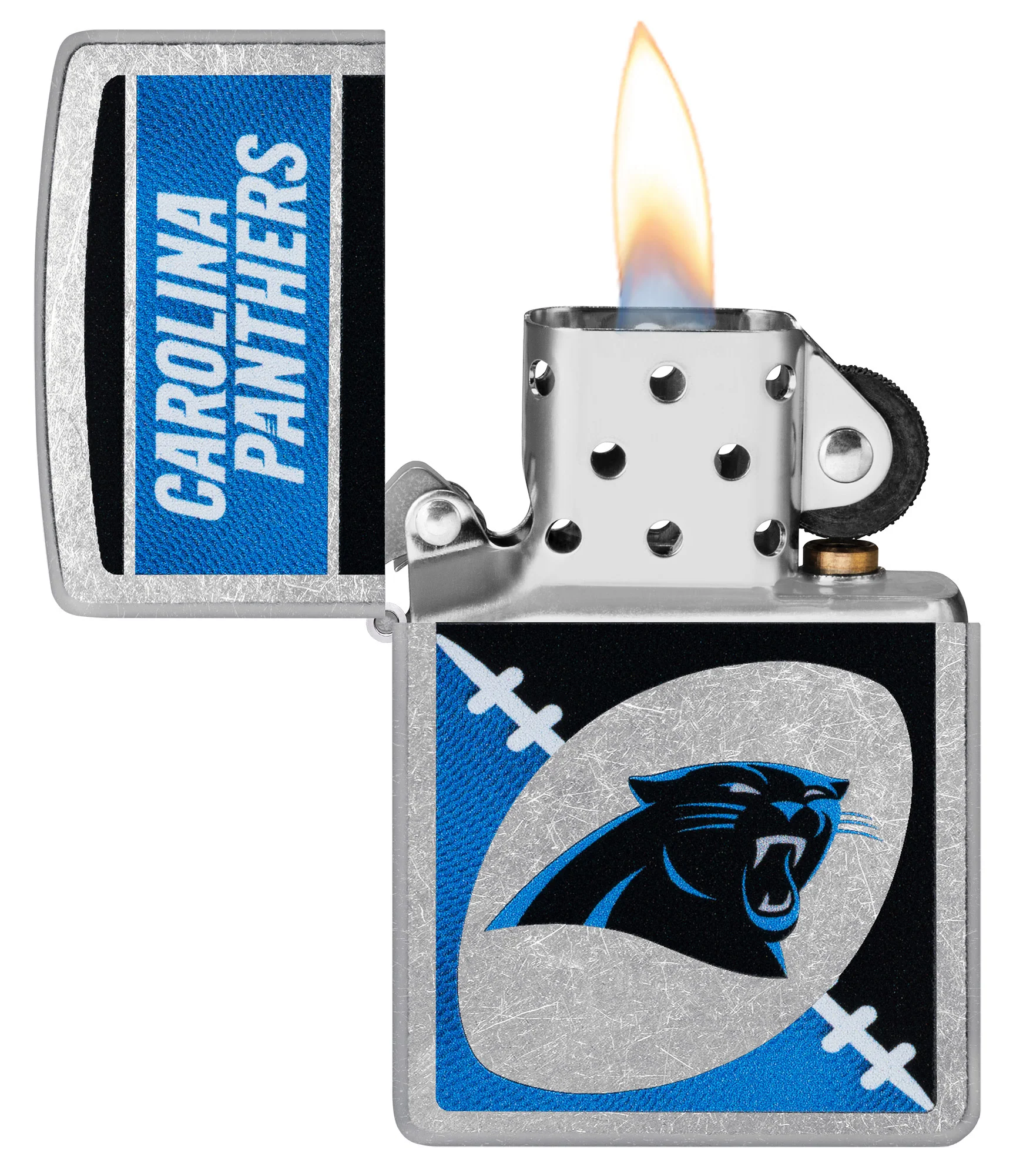 NFL Carolina Panthers Chrome Logo Design