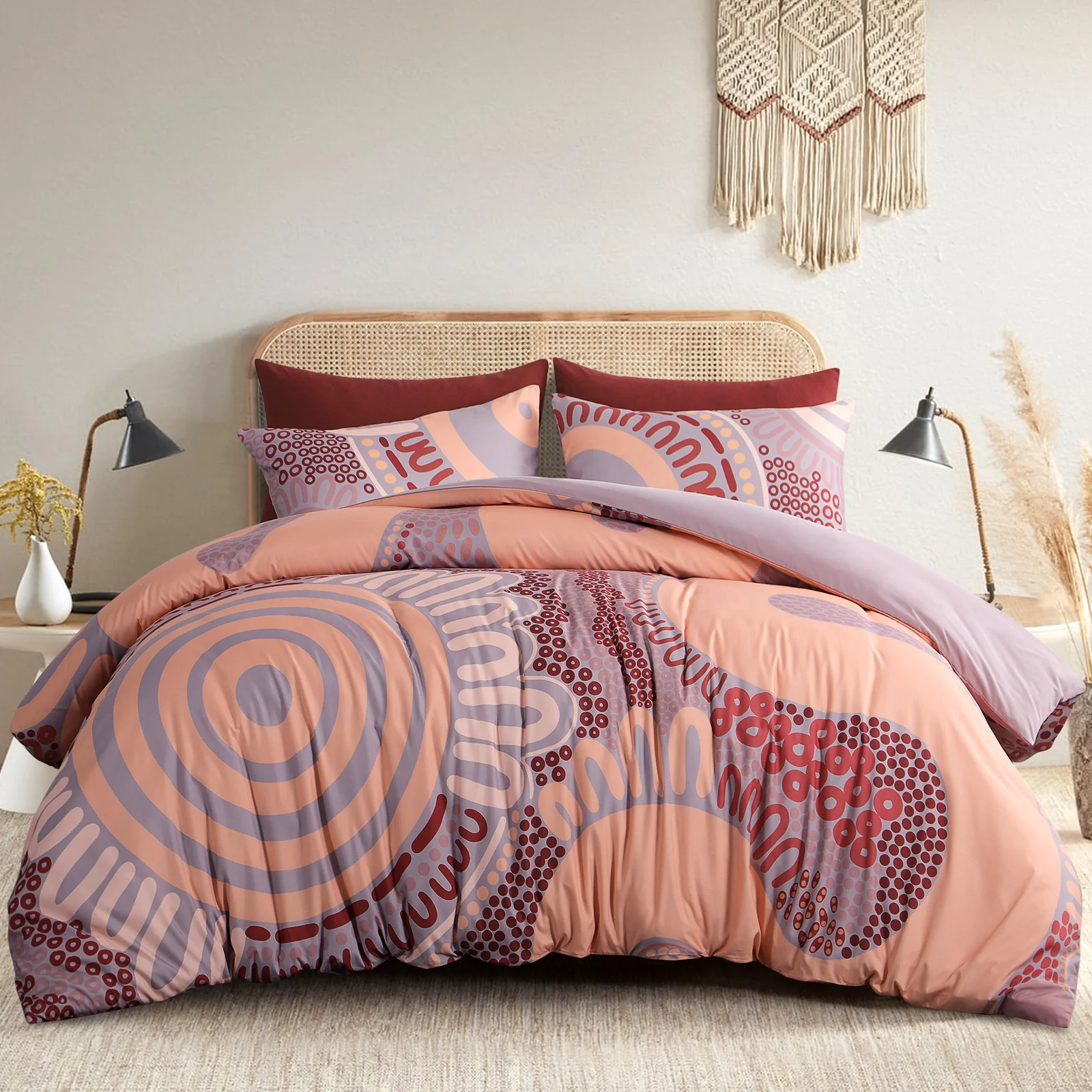 Quilt Cover Set- Waterways: Volcano 🌋