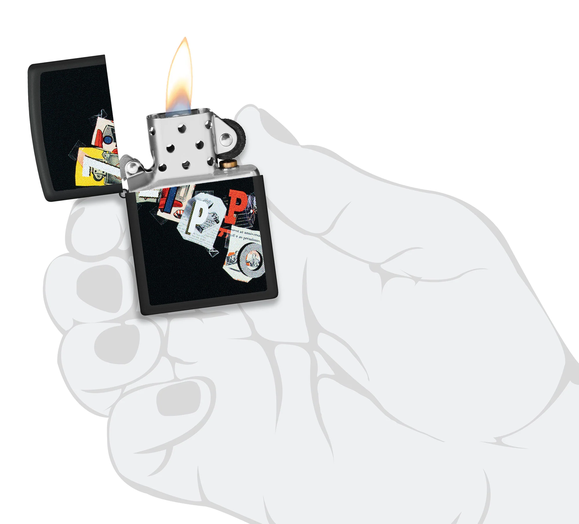 Cut and Paste Zippo Design