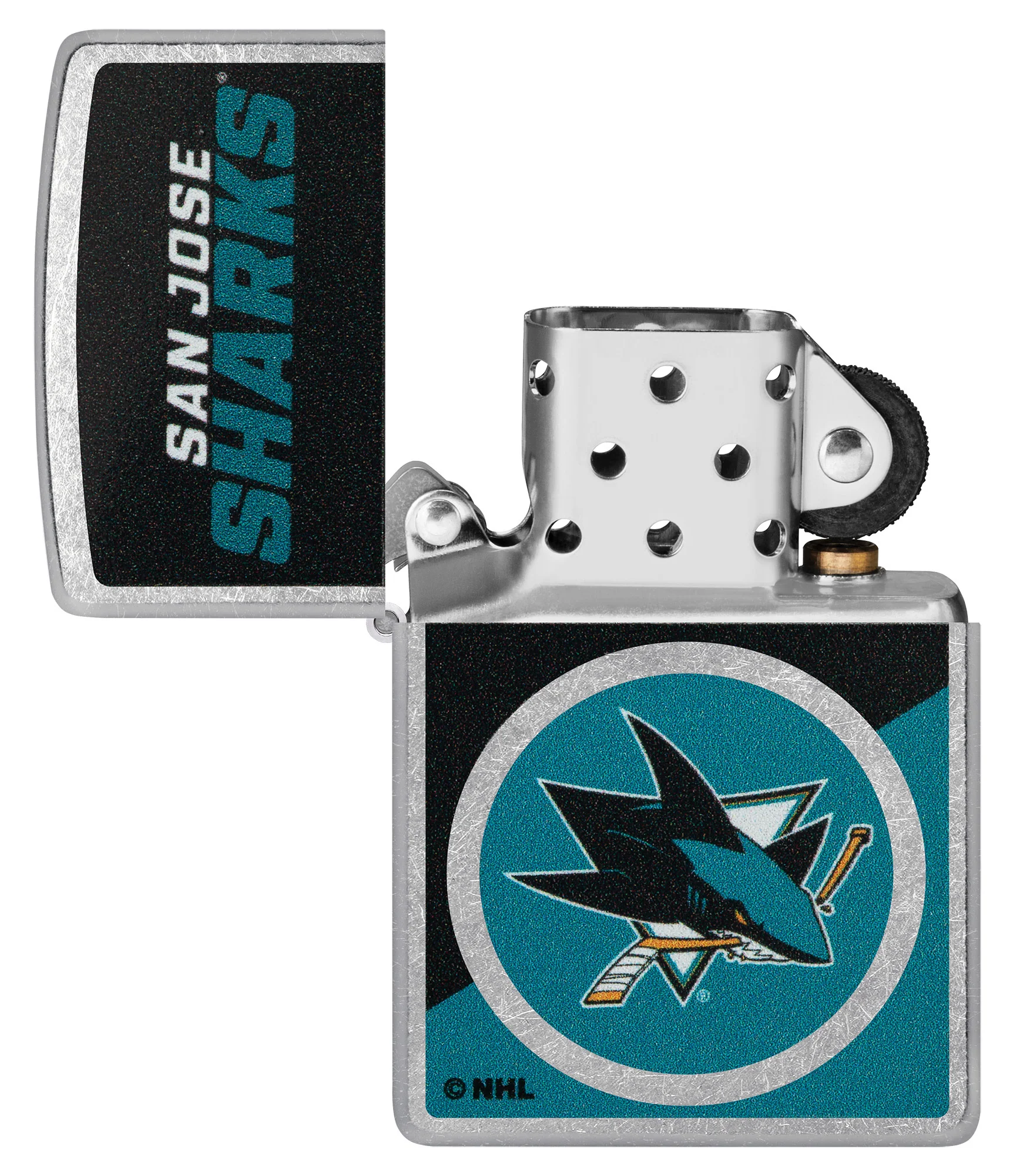 San Jose Sharks® Colorblock Logo Design