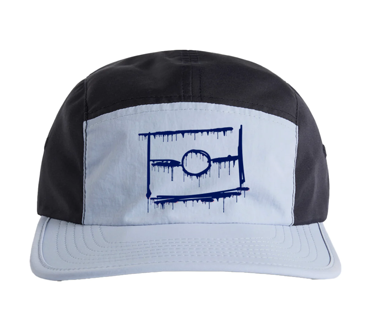 Blue/Blue 5 Panel Hat