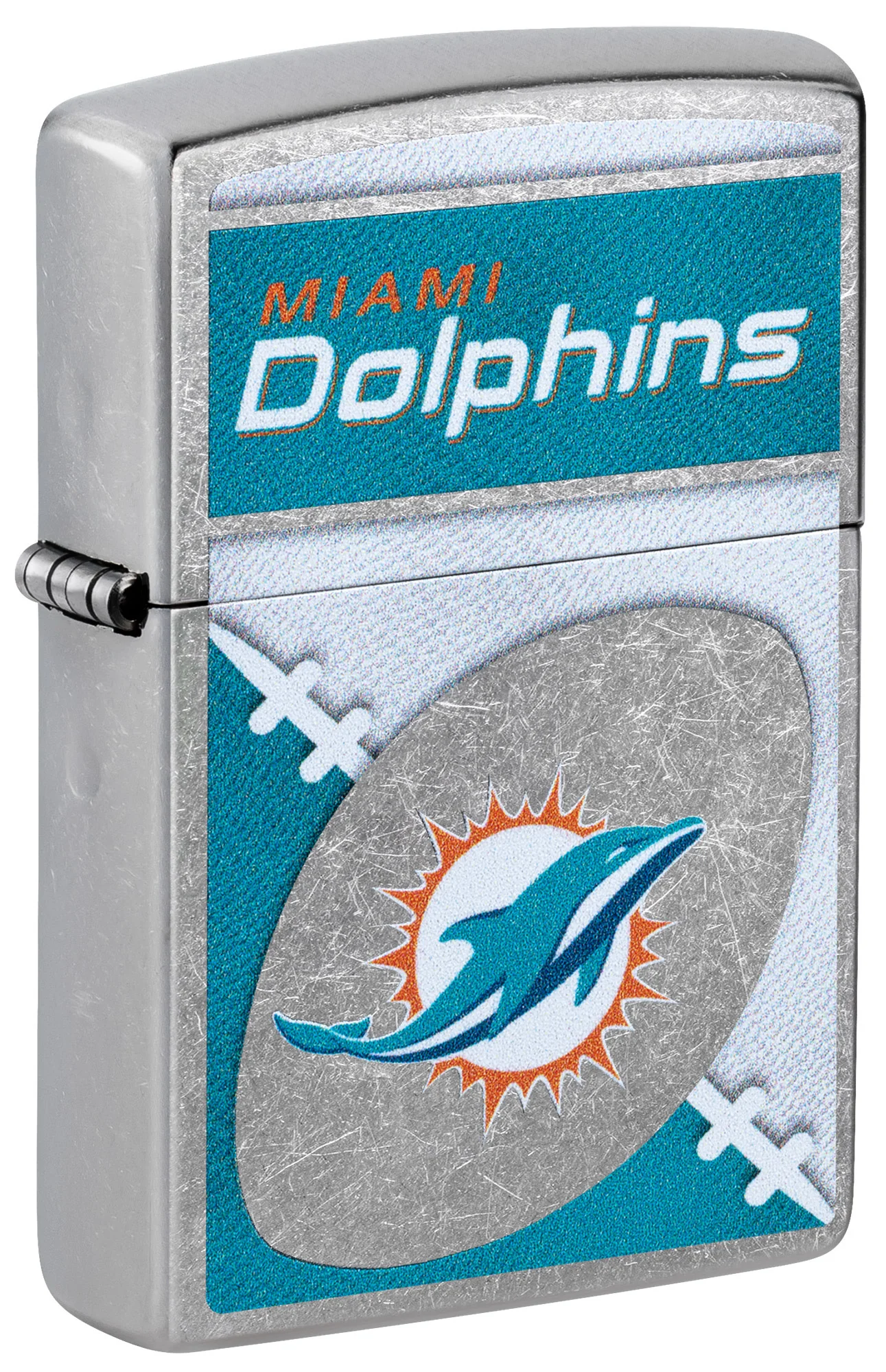 NFL Miami Dolphins Chrome Logo Design