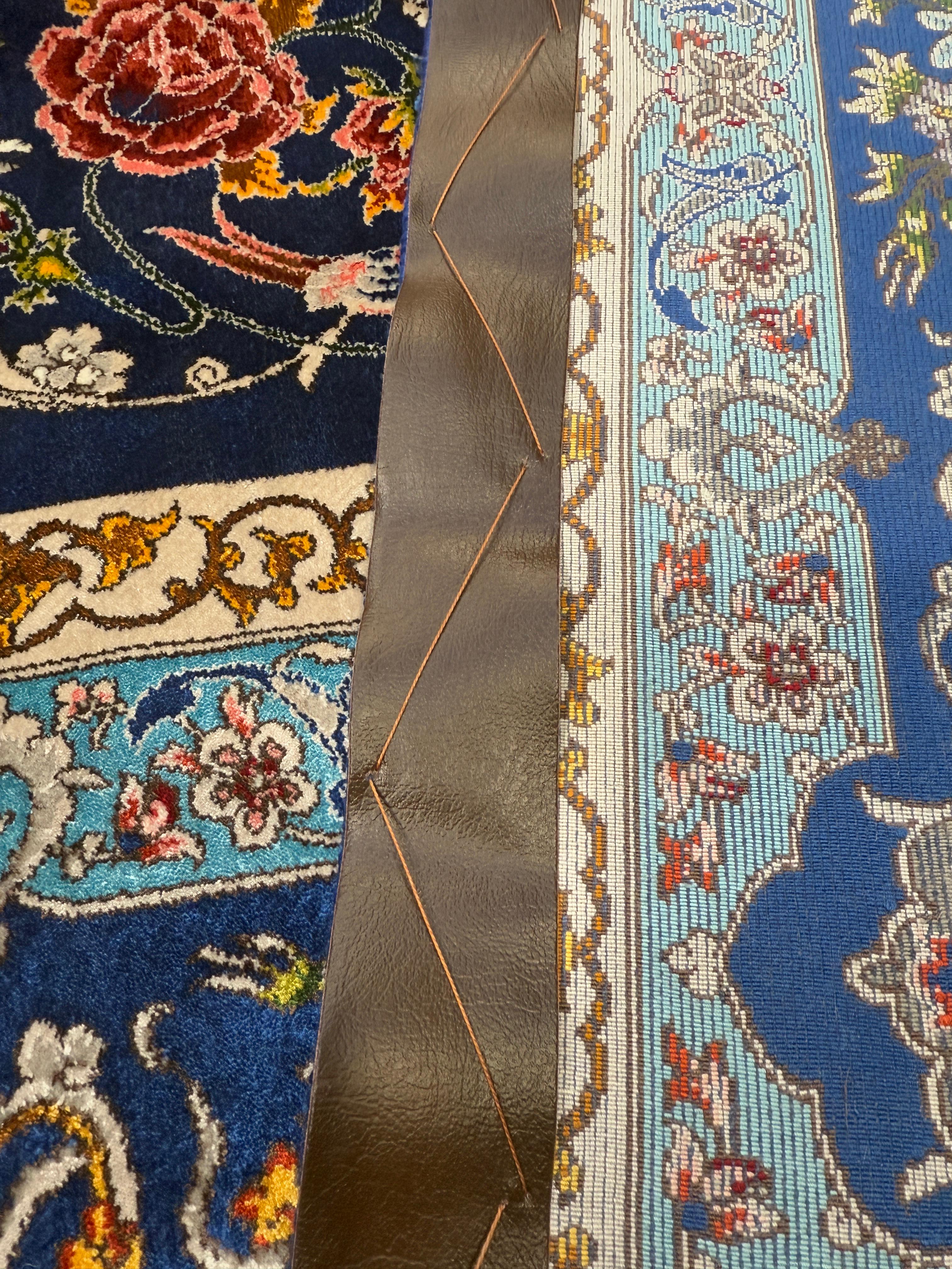 Fine Persian Wool & Silk Rug