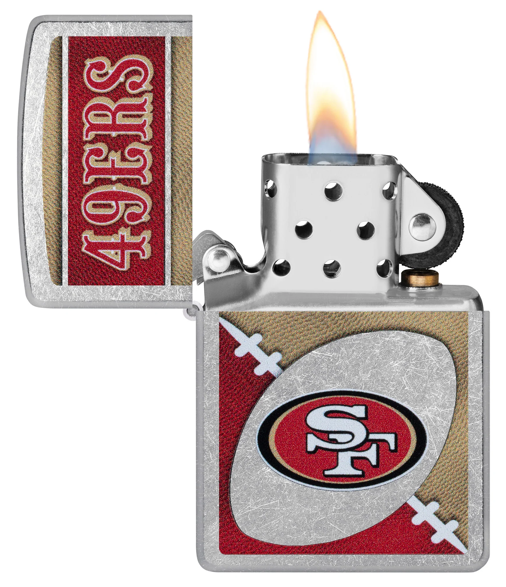 NFL San Francisco 49ers Chrome Logo Design